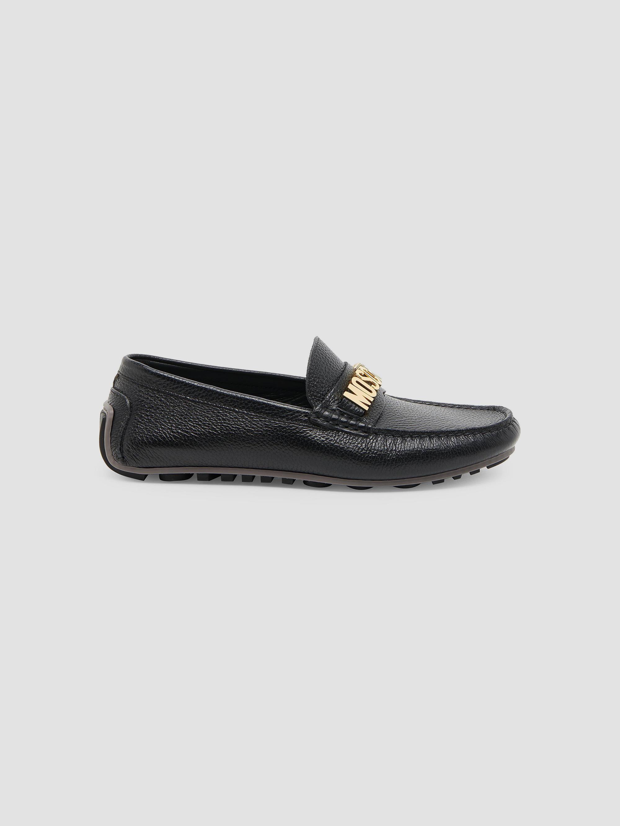 Moschino Leather Driving Loafers | Saks Fifth Avenue