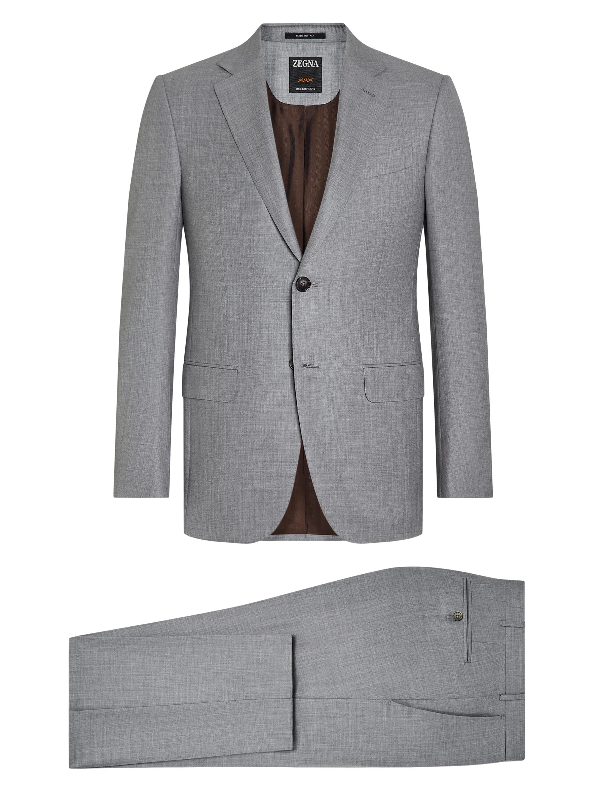 ZEGNA Men's Oasi Cashmere Suit - Light Grey