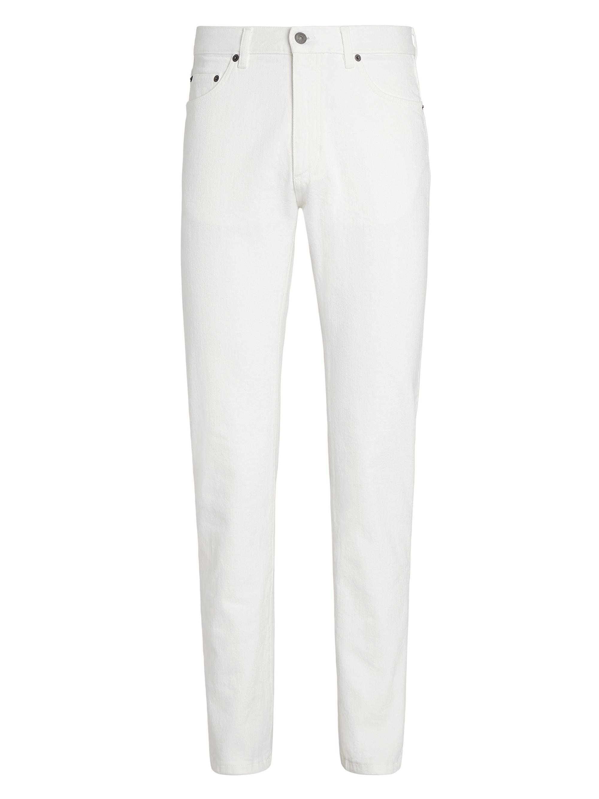 ZEGNA Men's Stretch Cotton Roccia Jeans - White