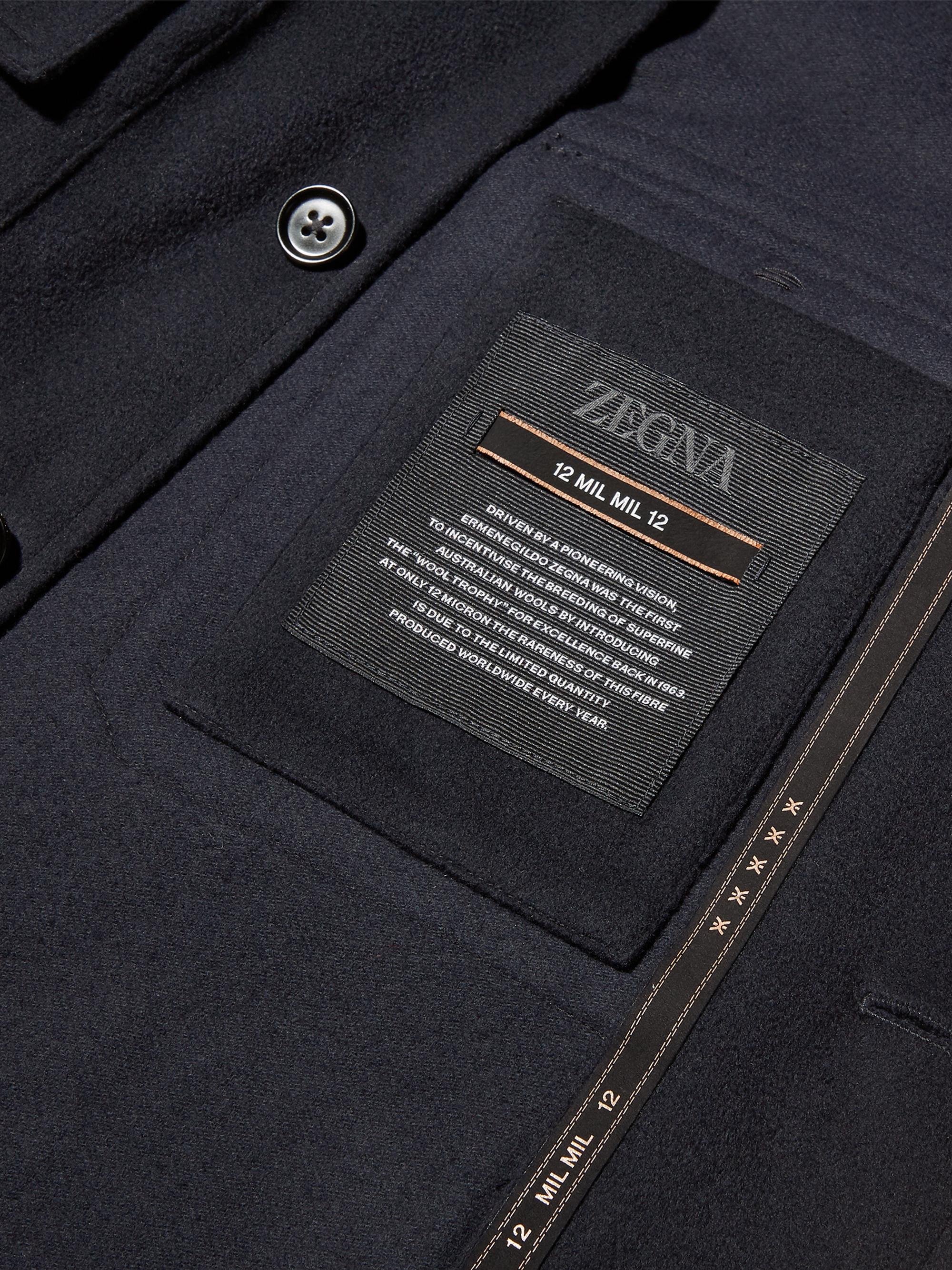 ZEGNA 12 Milmil 12 Wool Overshirt | Saks Fifth Avenue