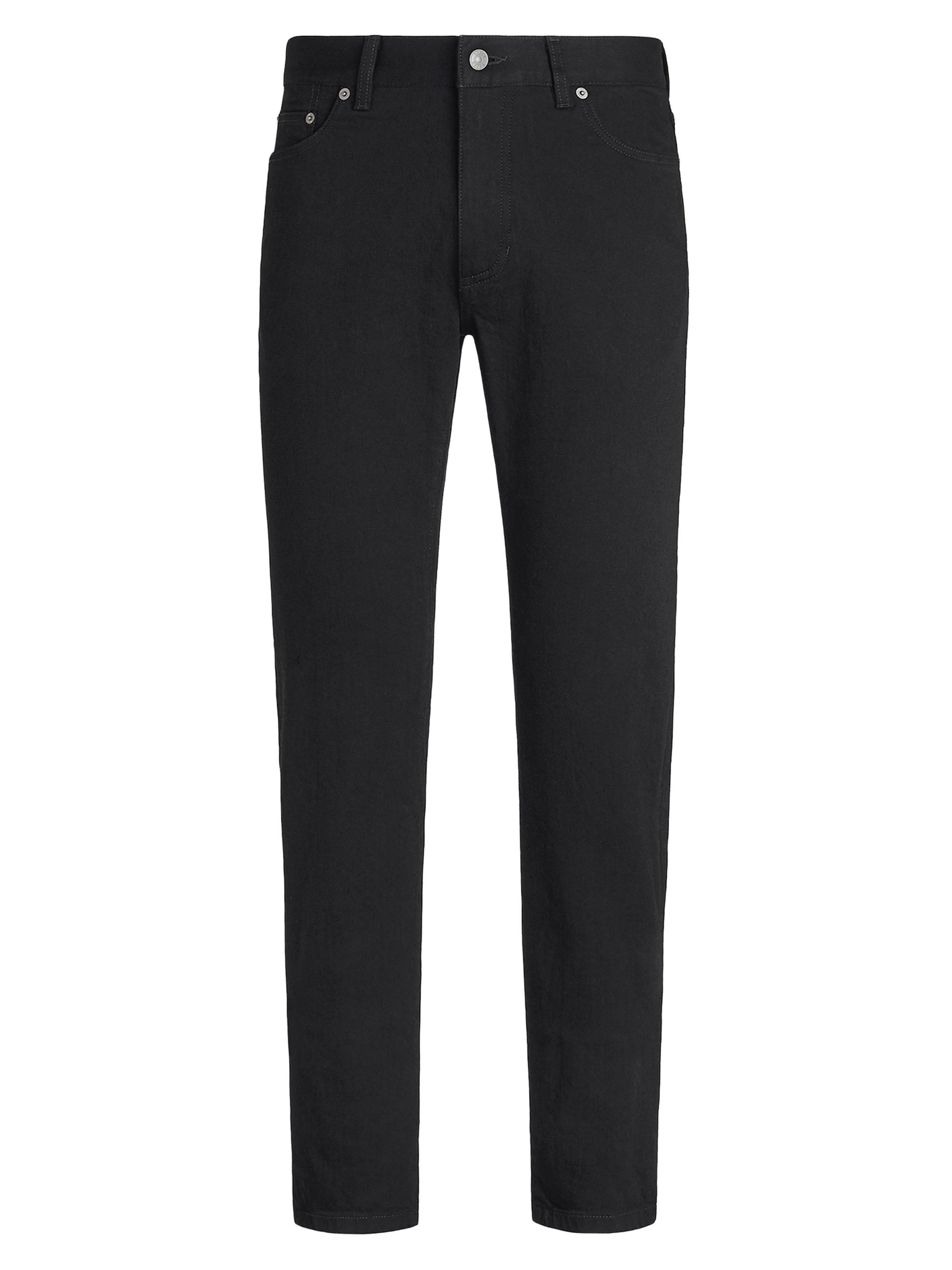 ZEGNA Men's Stretch Cotton Roccia Jeans - Black