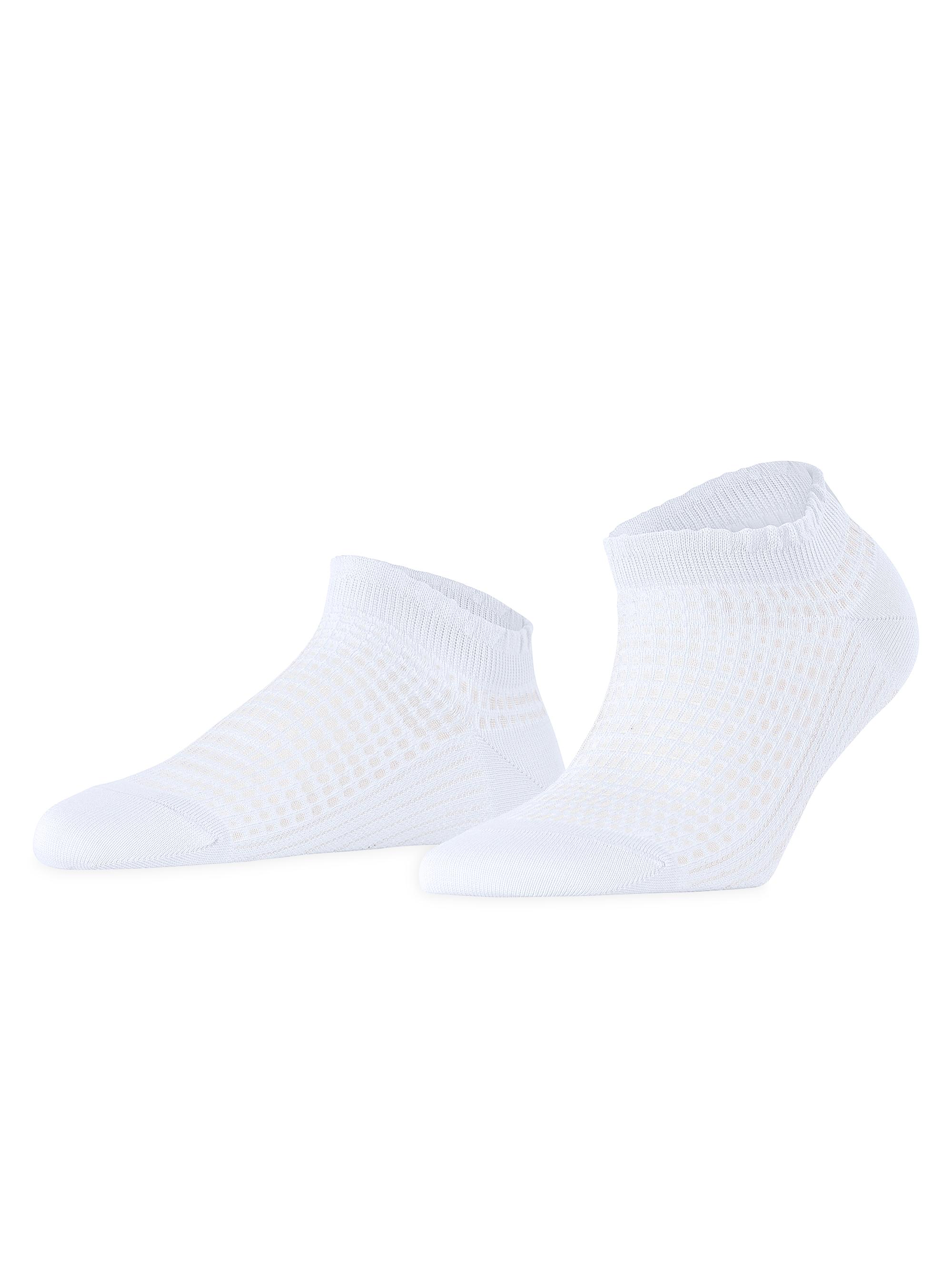 Falke Women's  Grassbraid Sneaker Socks - White