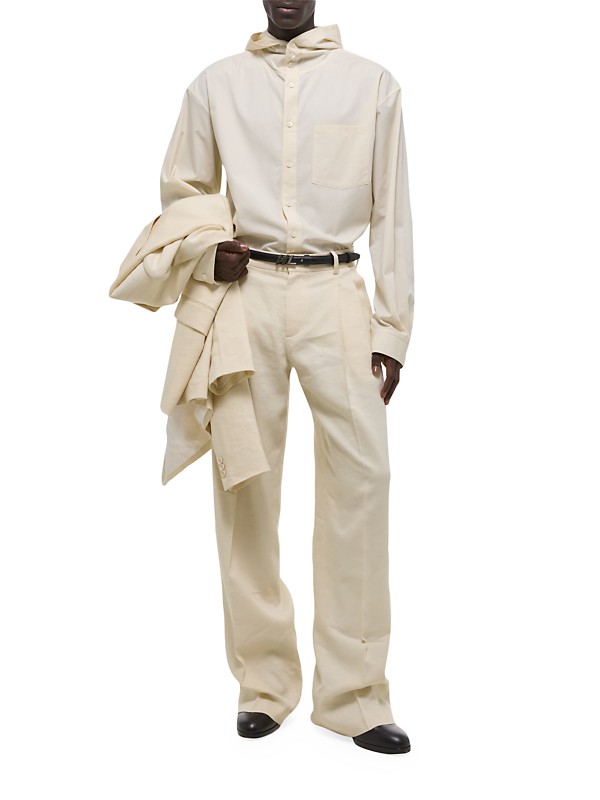 Shop Helmut Lang Double-Pleated Pants | Saks Fifth Avenue Shop Helmut Lang Double-Pleated Pants | Saks Fifth Avenue