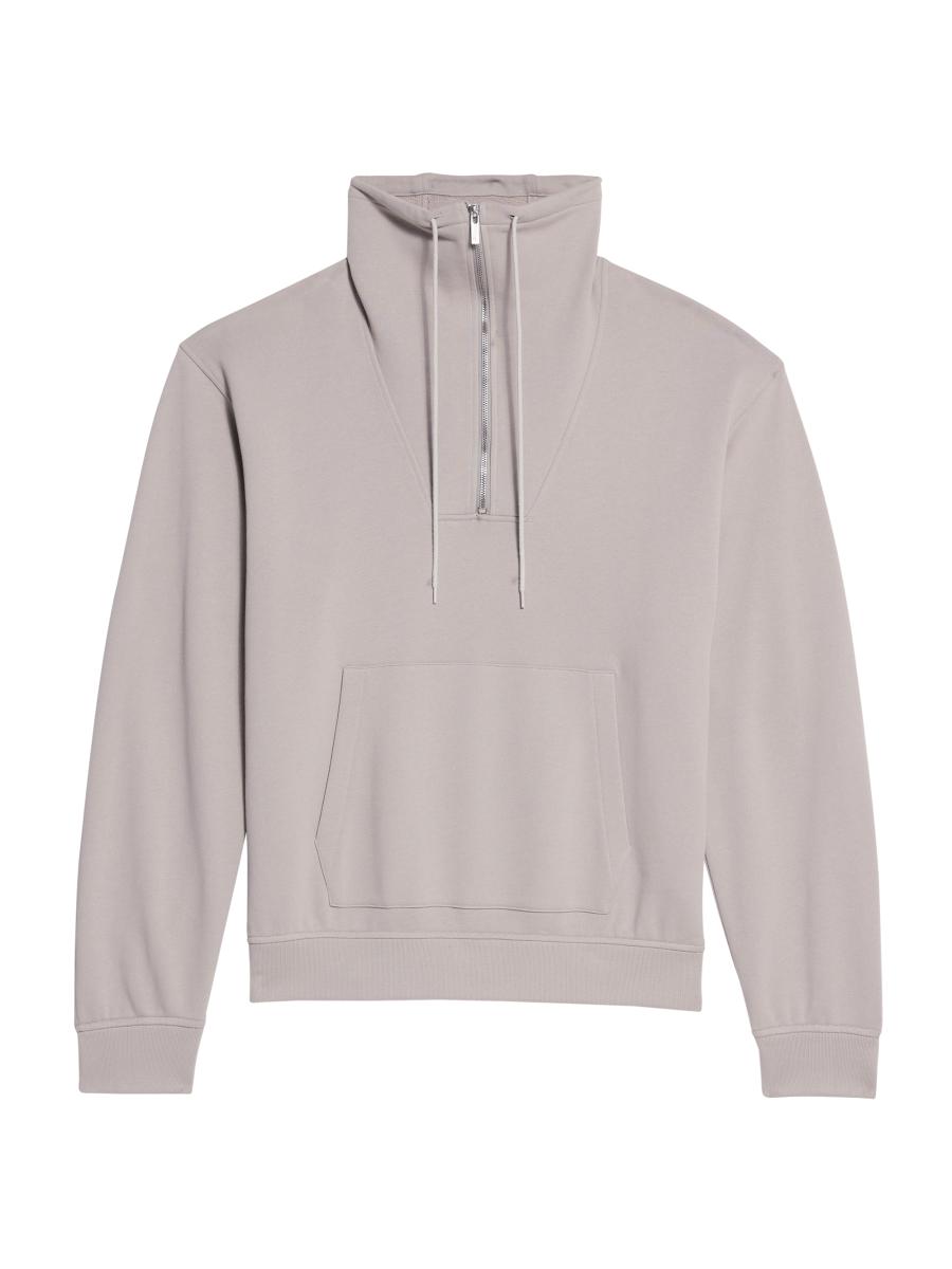 Helmut Lang Funnel Neck Half-Zip Sweatshirt Pullover | Saks Fifth