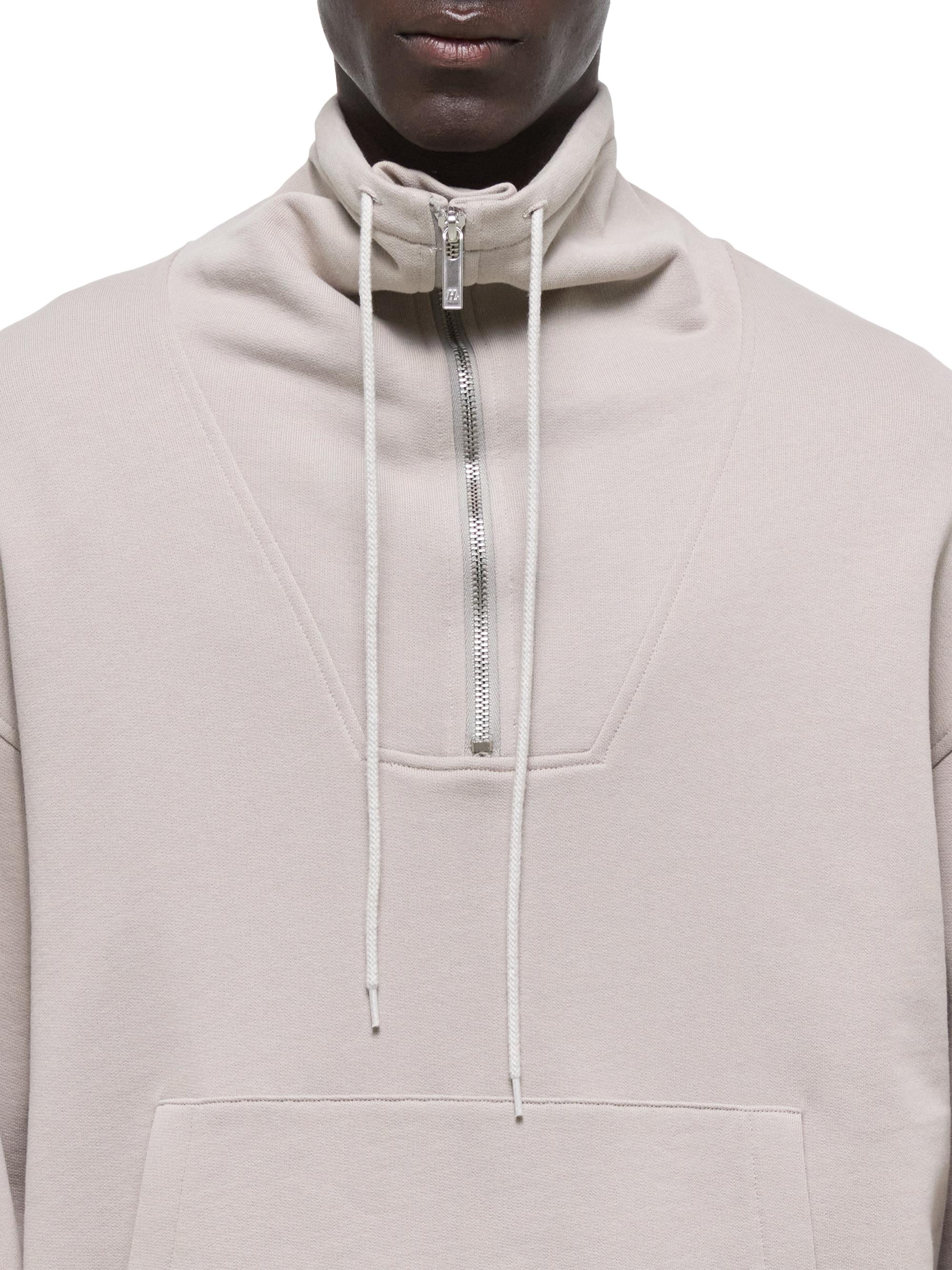 Helmut Lang Funnel Neck Half-Zip Sweatshirt Pullover | Saks Fifth