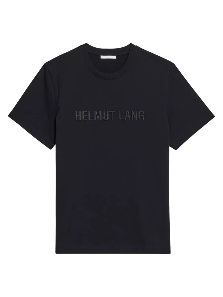 Shop Helmut Lang Logo Crewneck T-Shirt | Saks Fifth Avenue Shop Helmut Lang Logo Crewneck T-Shirt | Saks Fifth Avenue