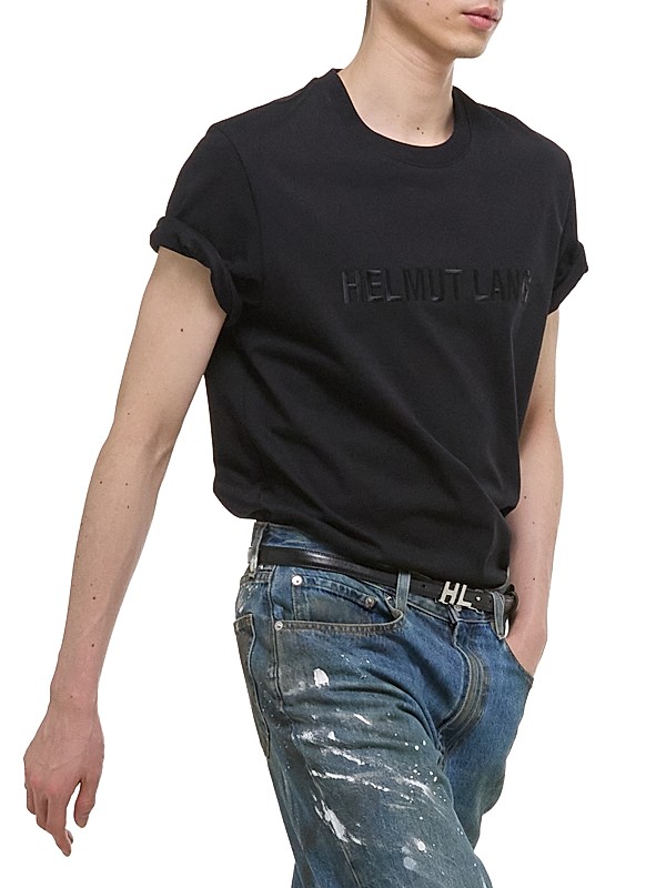 Shop Helmut Lang Logo Crewneck T-Shirt | Saks Fifth Avenue Shop Helmut Lang Logo Crewneck T-Shirt | Saks Fifth Avenue