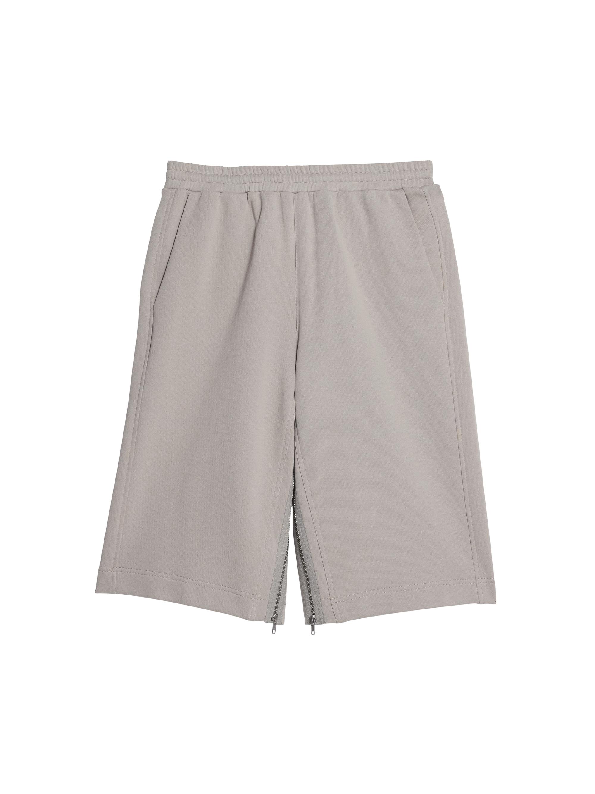 Helmut Lang Men's Gusset Cotton Sweatshorts - Stone