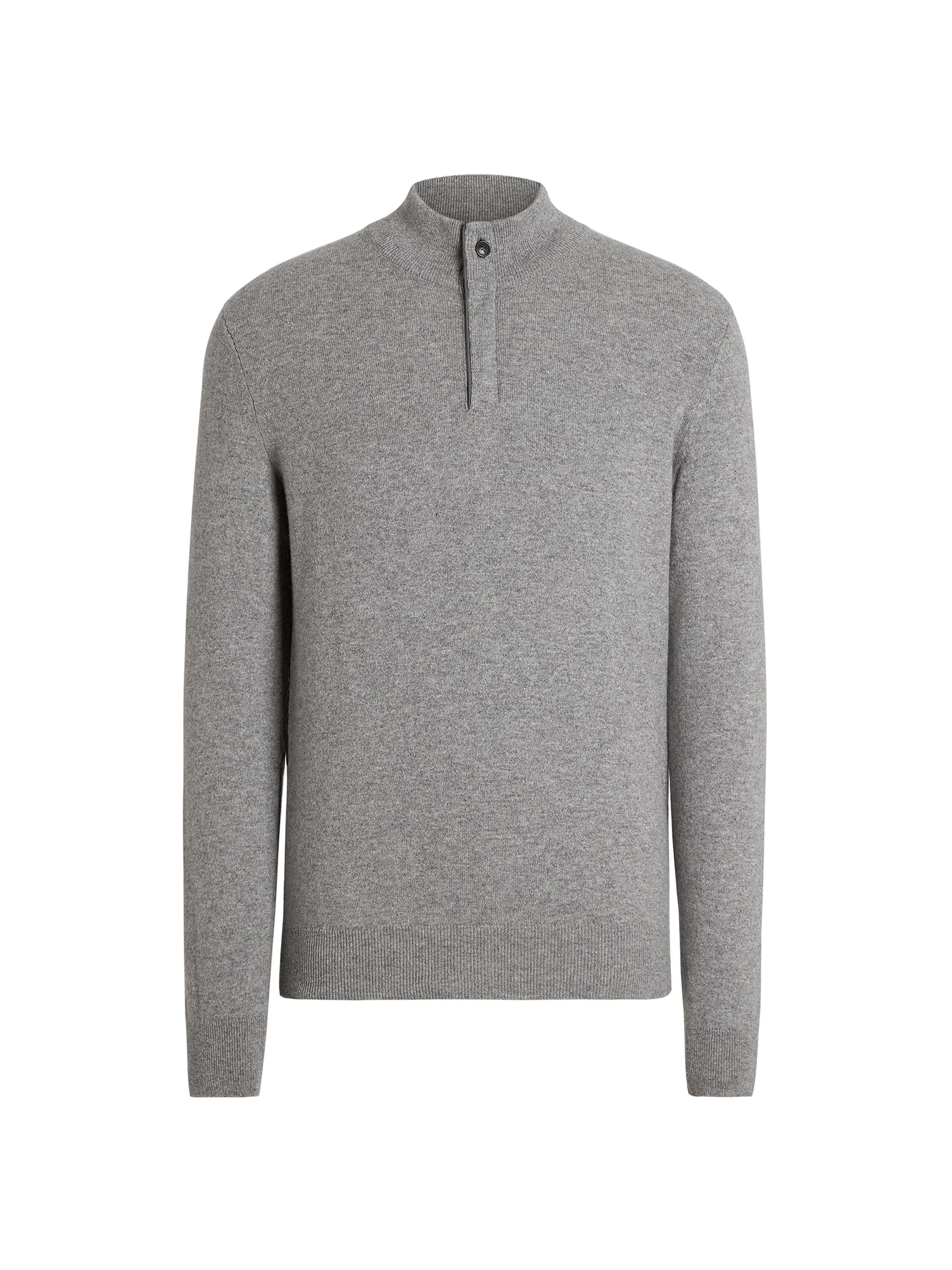 ZEGNA Men's Oasi Cashmere Sweater - Grey Melange
