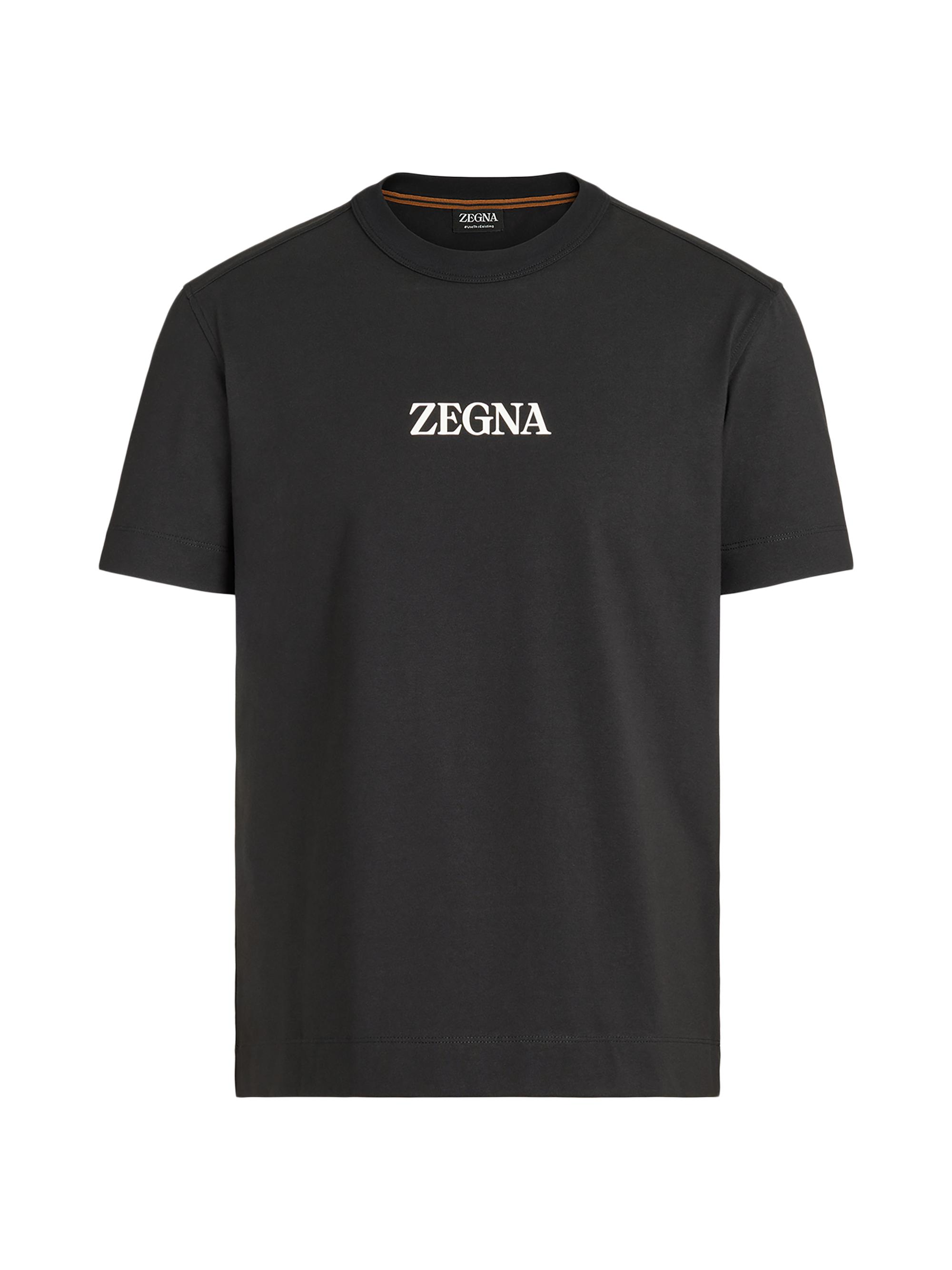 ZEGNA Men's Cotton T-Shirt - Black