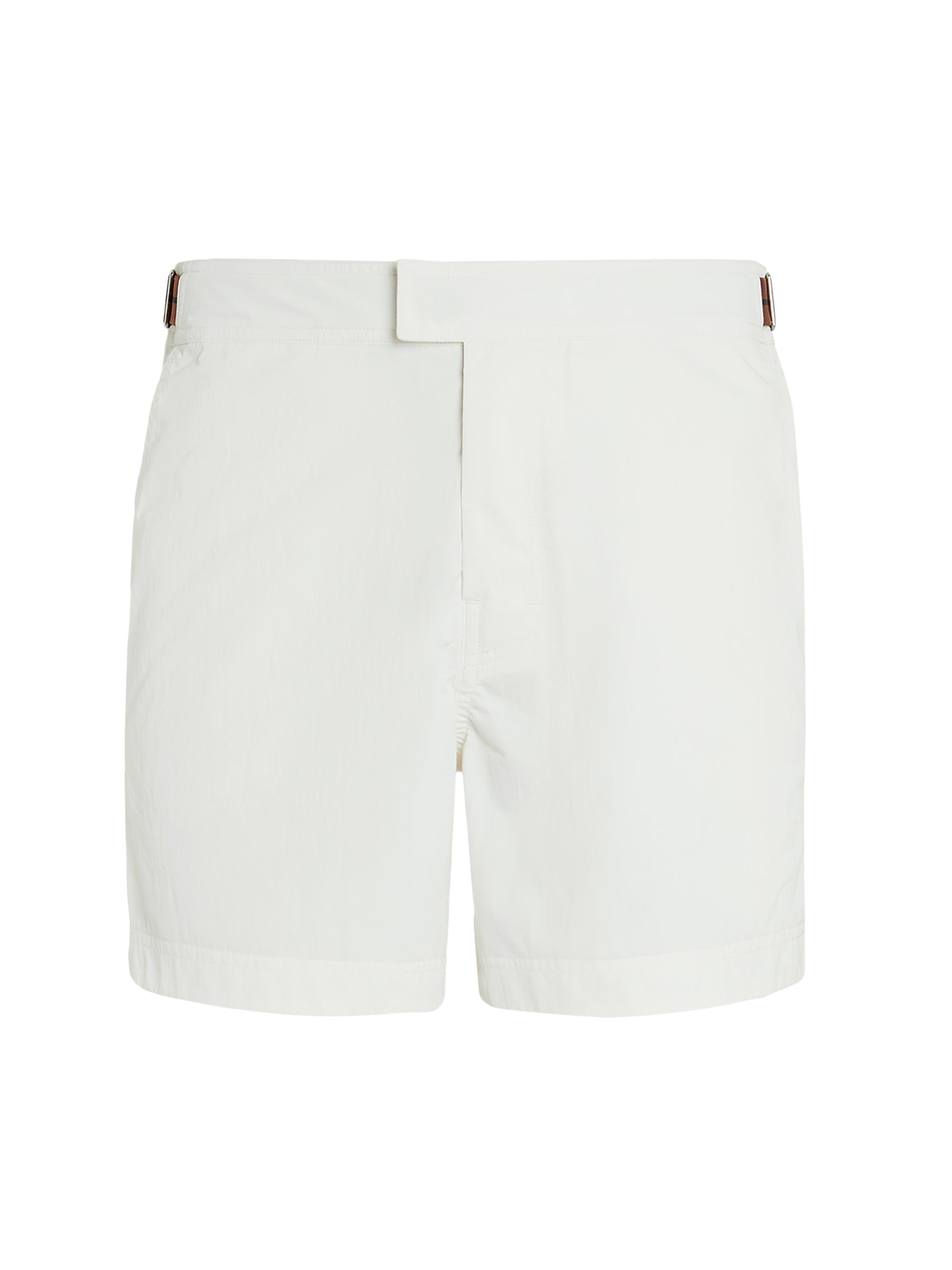 ZEGNA Men's 232 Road Brand Mark Swim Boxers - White
