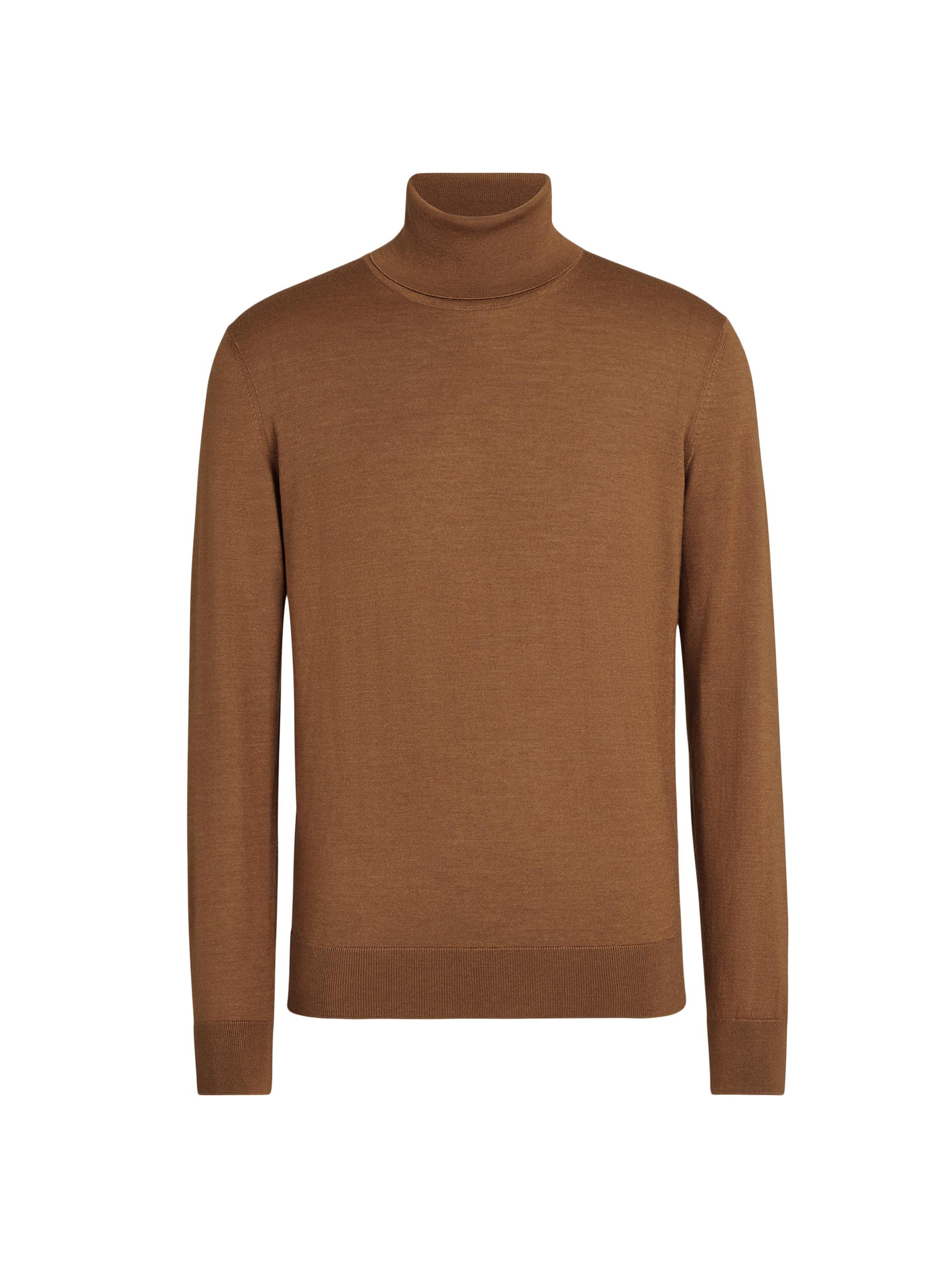 ZEGNA Men's Cashseta Turtleneck Sweater - Foliage Melange