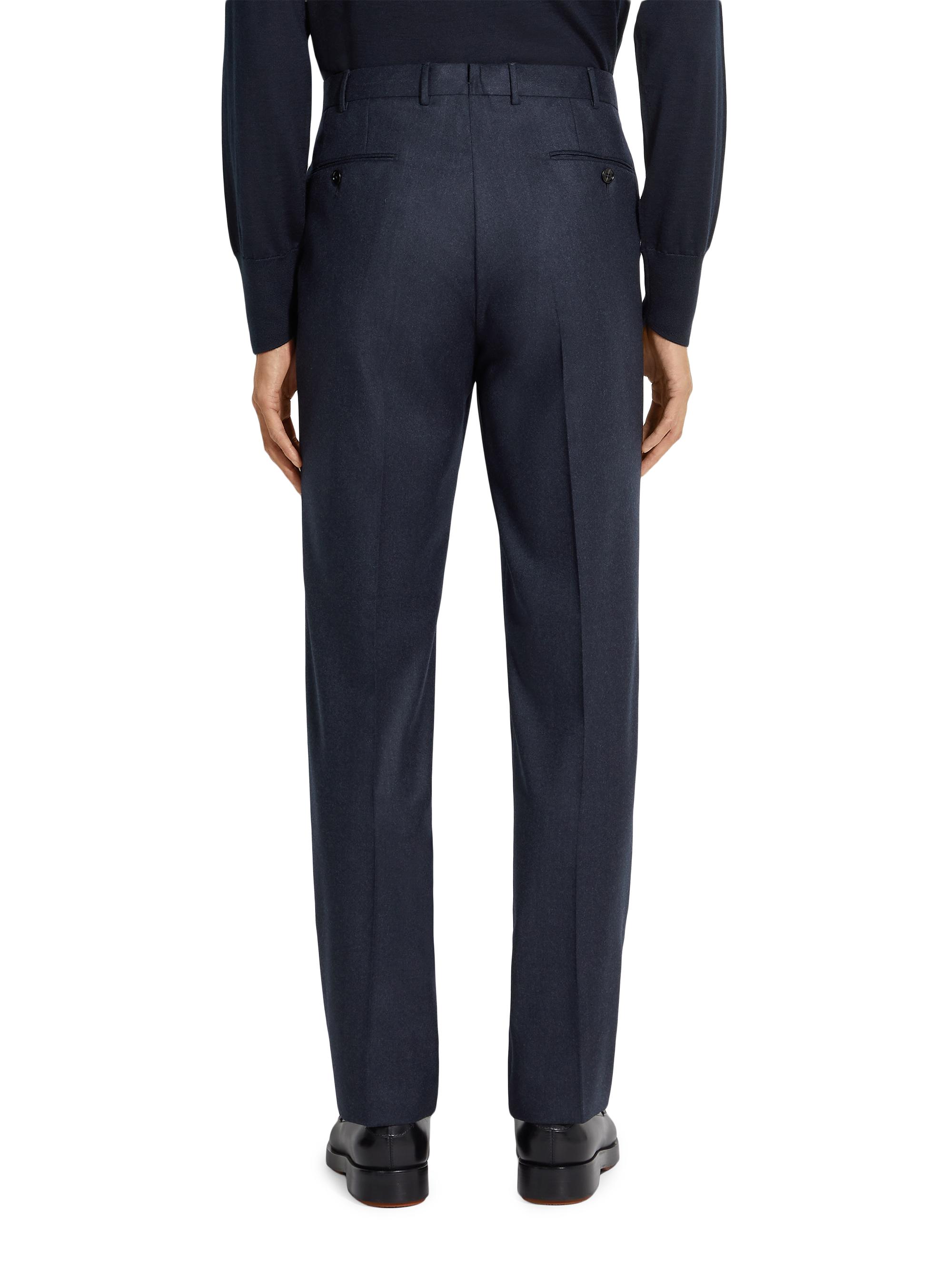 パンツ Zegna Wool Flannel Trousers 48 ZEGNA Men's Wool Flannel Pleated Tapered Fit Trousers | Neiman Marcus