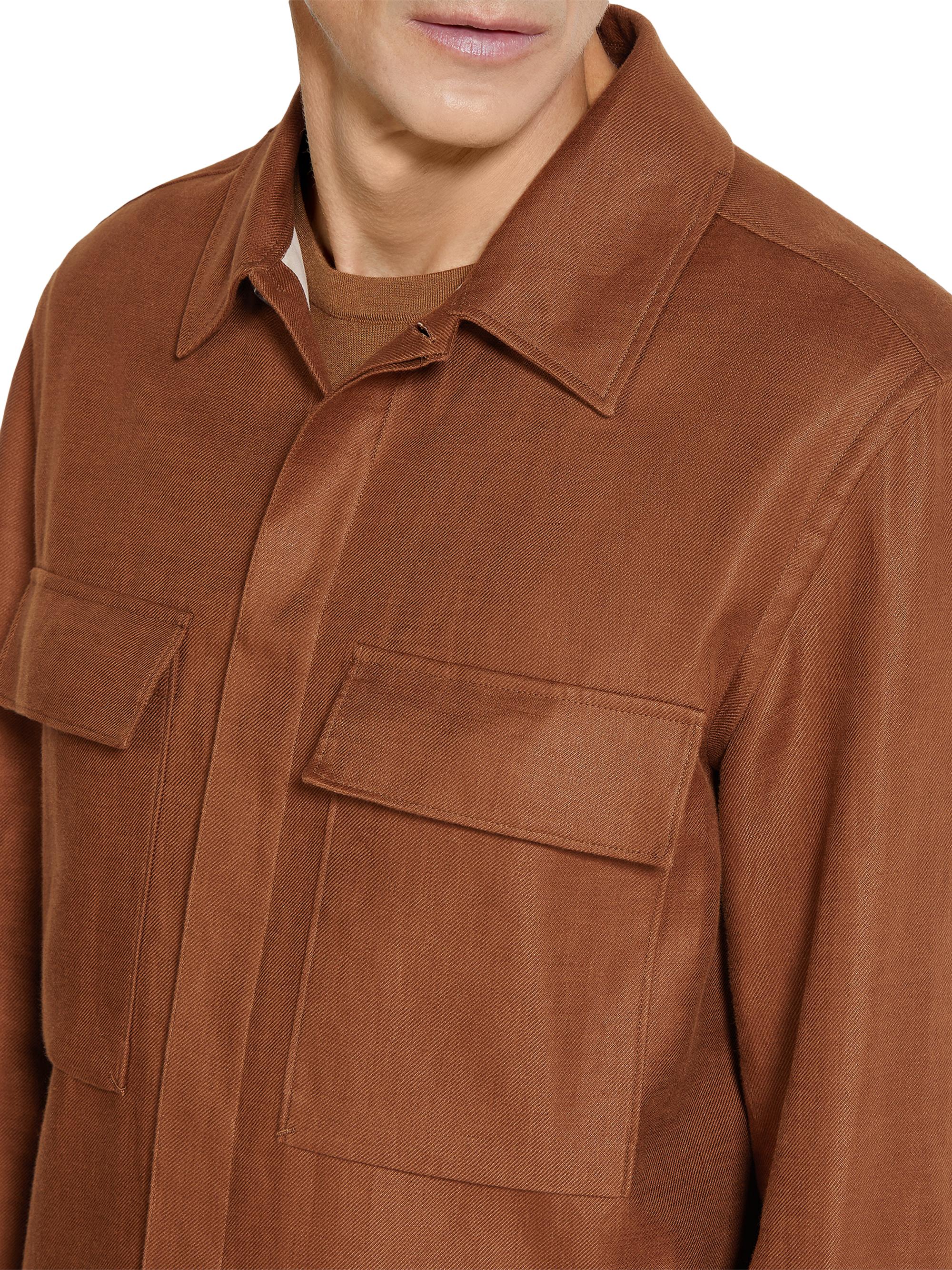 新品 ZEGNA ゼニア OASI LINO リネン オーバーシャツ Oasi Lino Overshirt SS25 29973261 | Zegna US