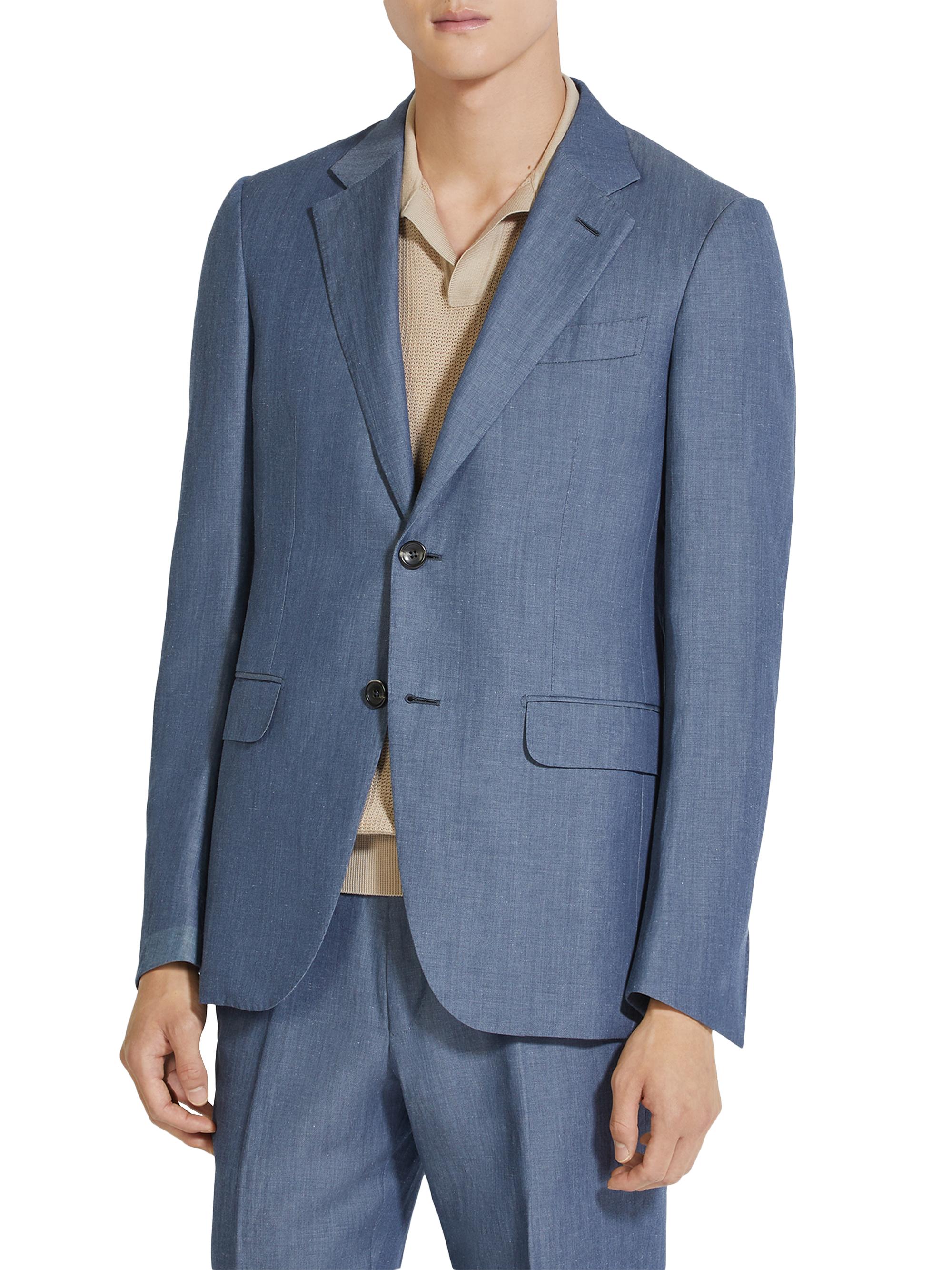 Zegna Centoventimila single-breasted wool suit - Blue