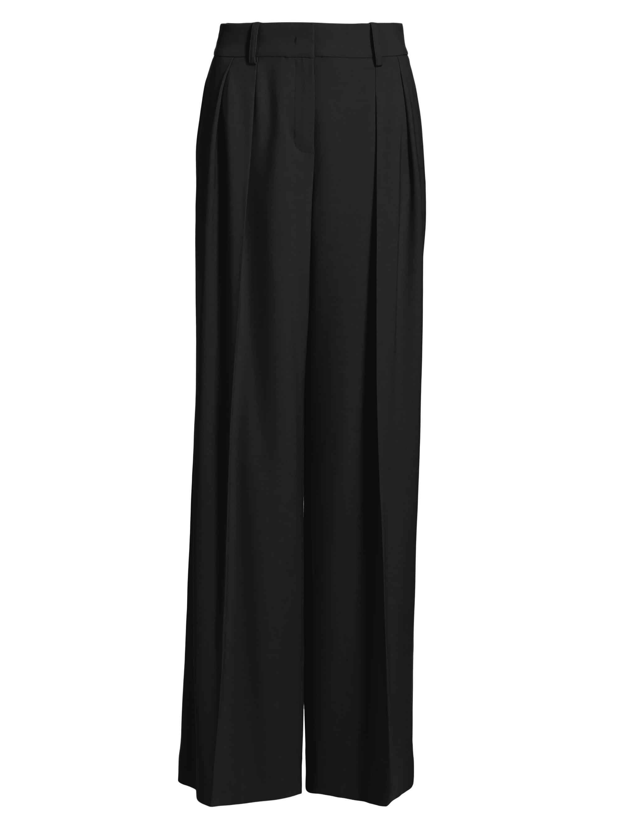 Giorgio Armani Silk Straight-Leg Pants | Saks Fifth Avenue