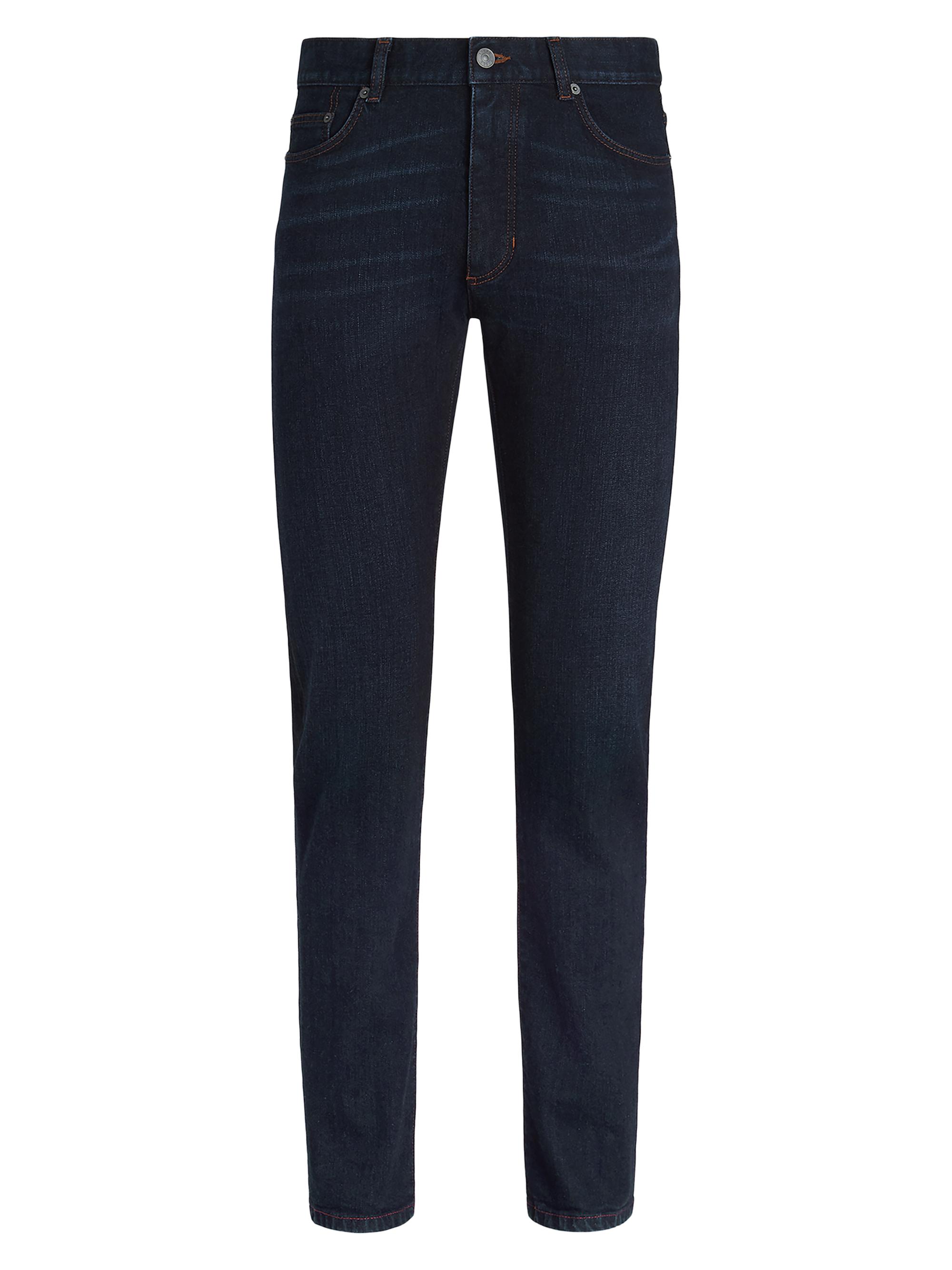 ZEGNA Men's Stretch Cotton Roccia Jeans - Dark Blue
