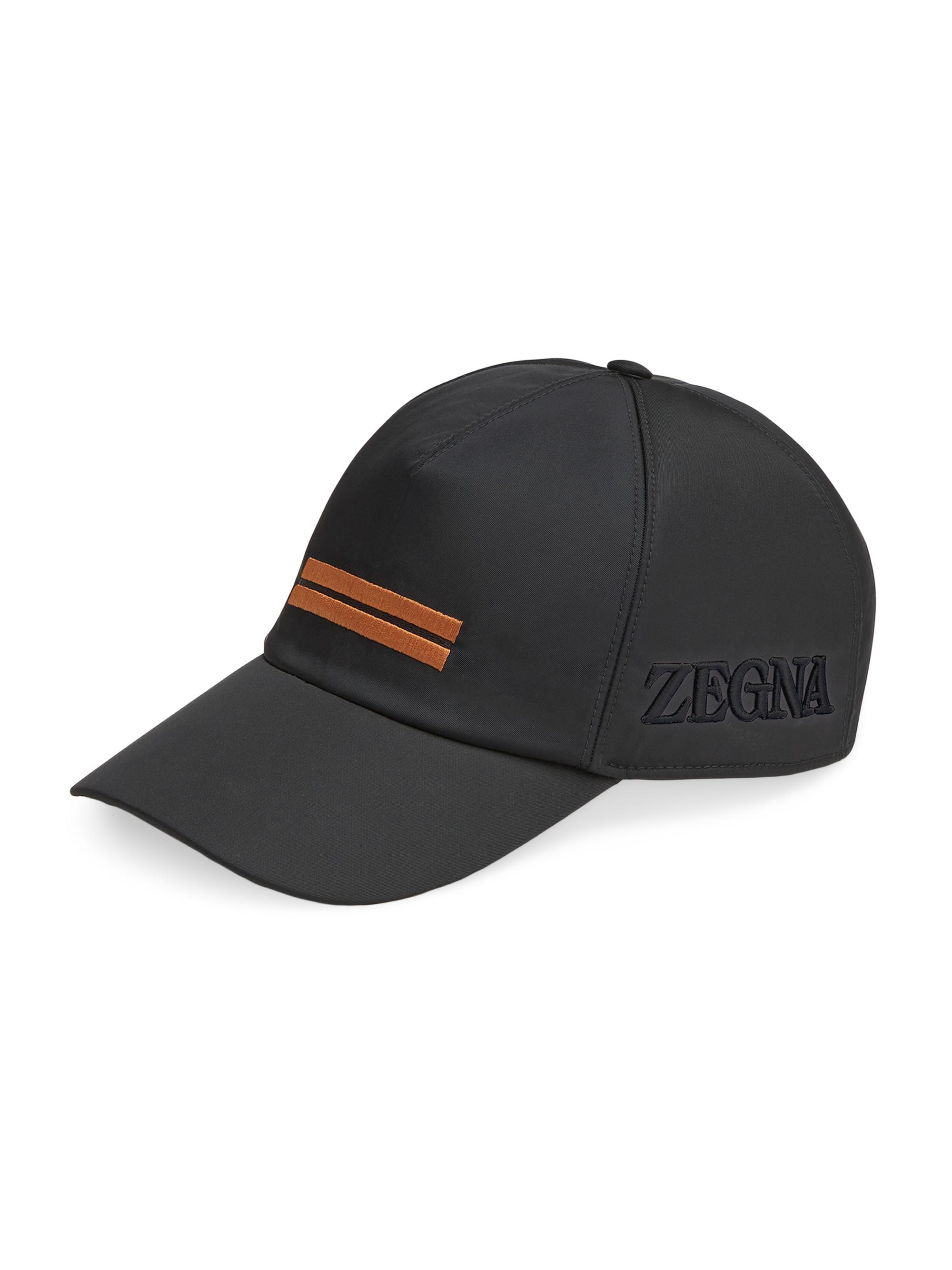 ZEGNA Men's Technical Fabric Hat - Black