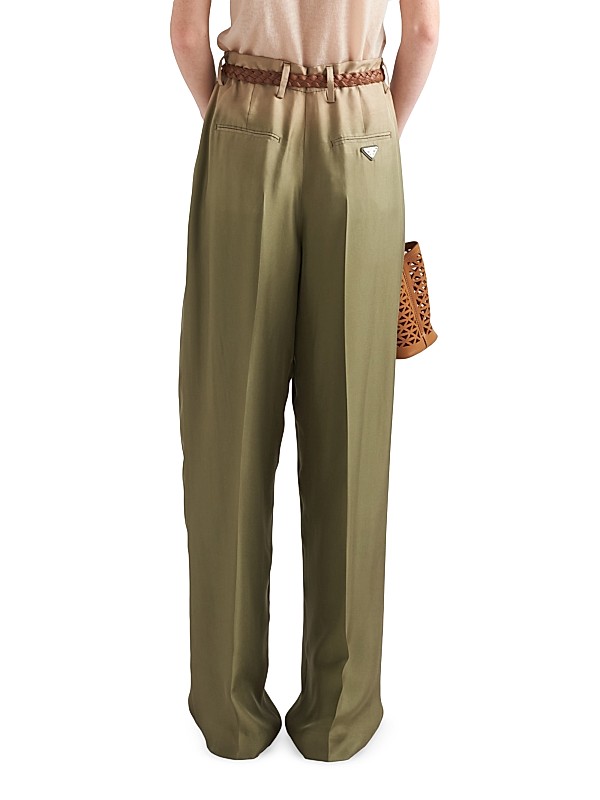 Shop Prada Gradient Twill Pants | Saks Fifth Avenue Shop Prada Gradient Twill Pants | Saks Fifth Avenue
