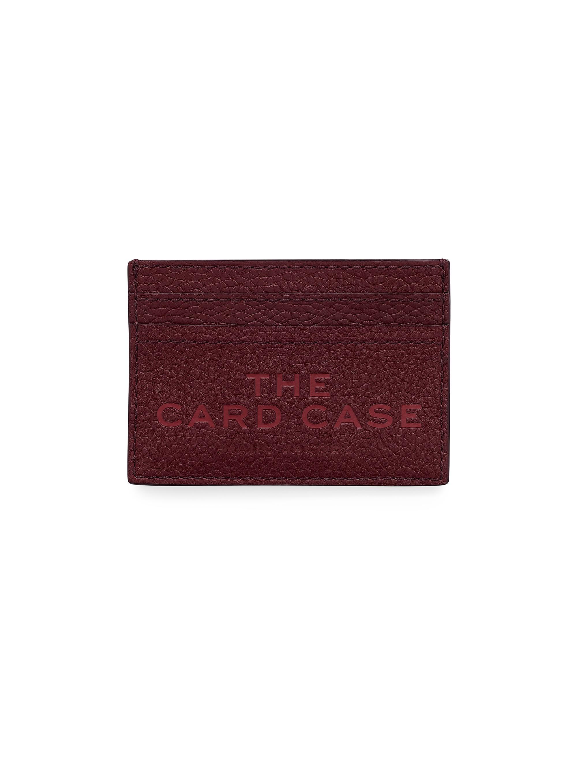 Marc Jacobs Women's The Leather Card Case - Cherry