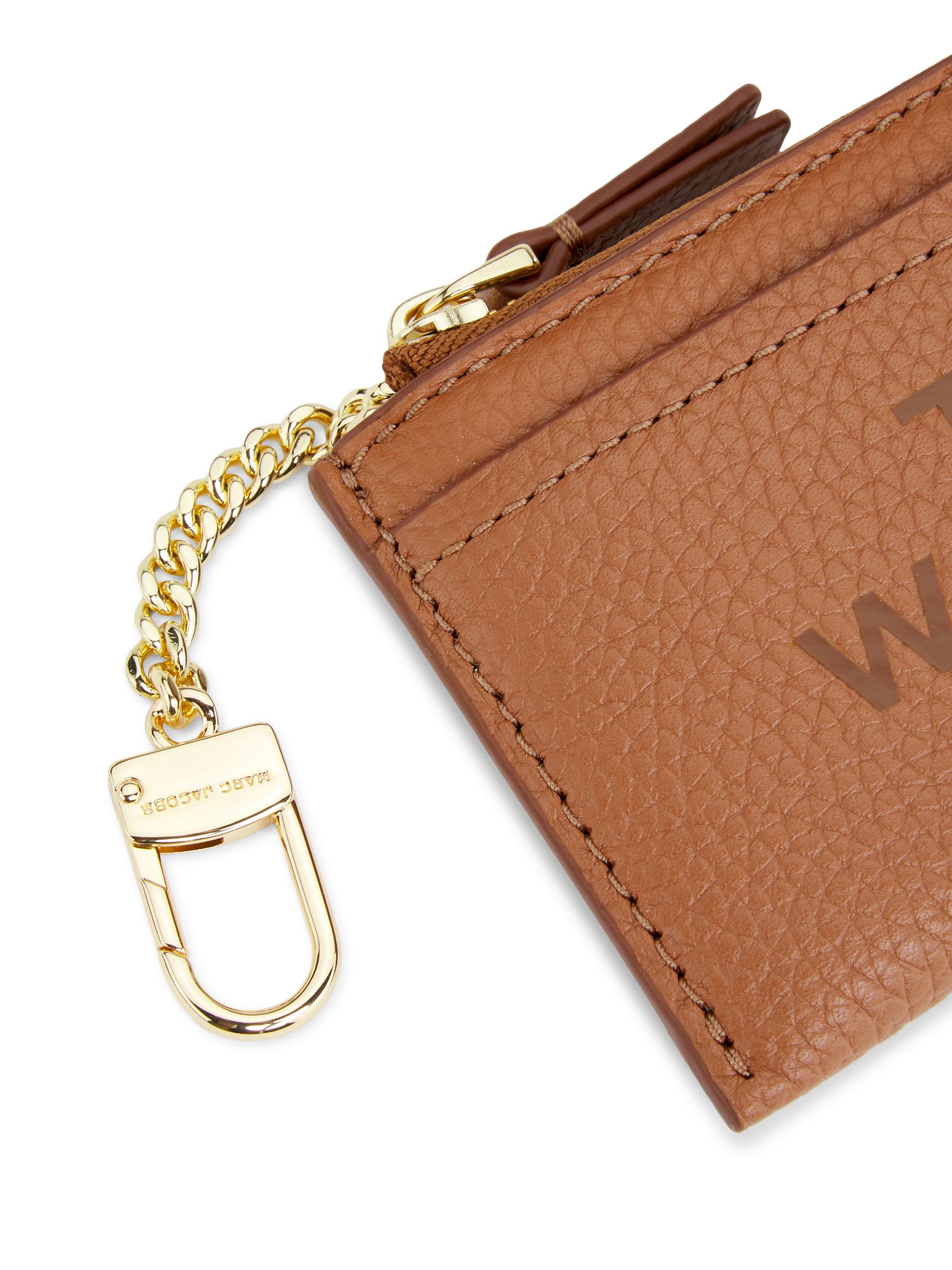 Marc Jacobs The Leather Top-Zip Multi Wallet | Saks Fifth Avenue