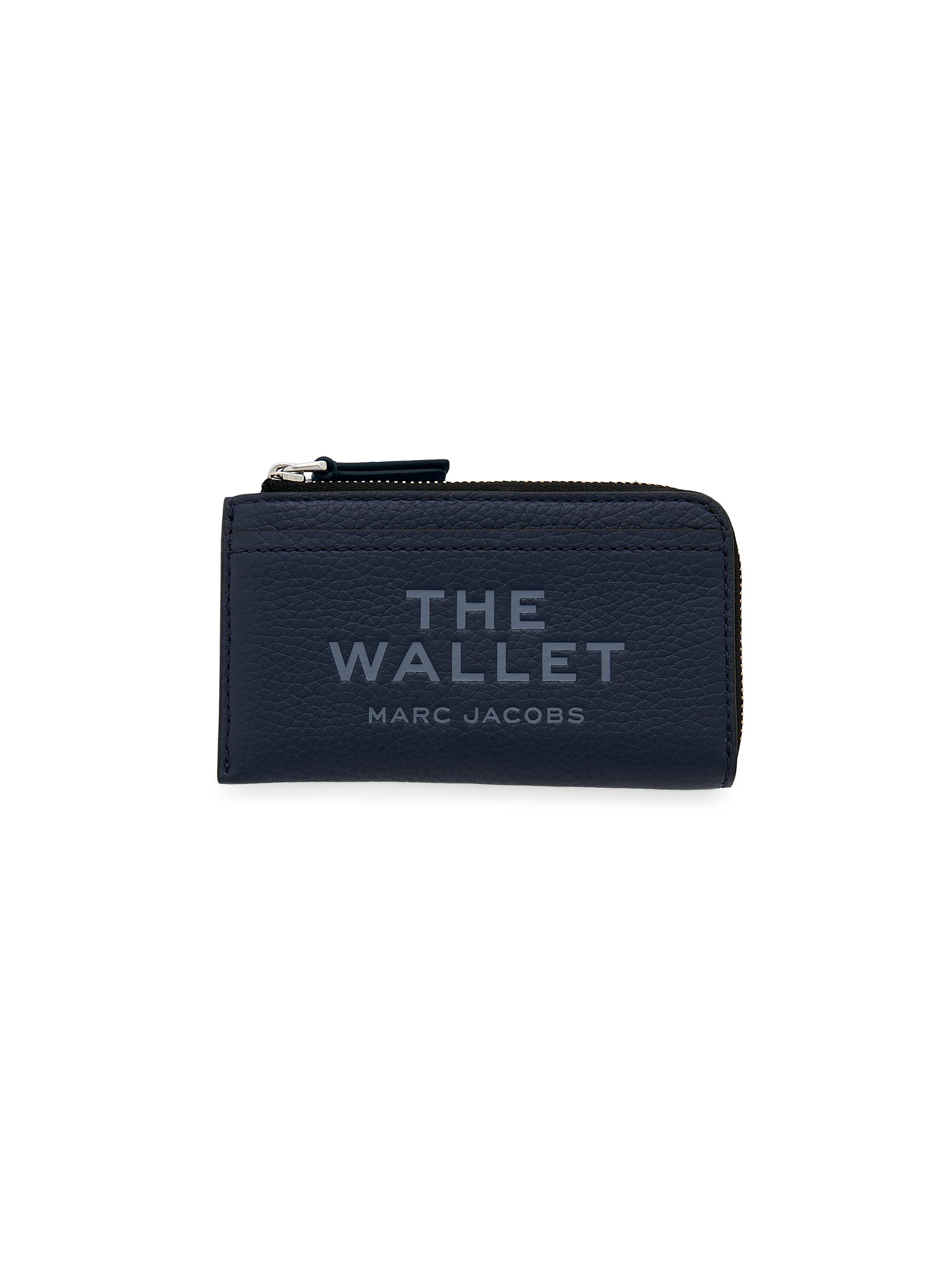 Marc Jacobs Women's The Leather Top-Zip Multi Wallet - Blue Sea