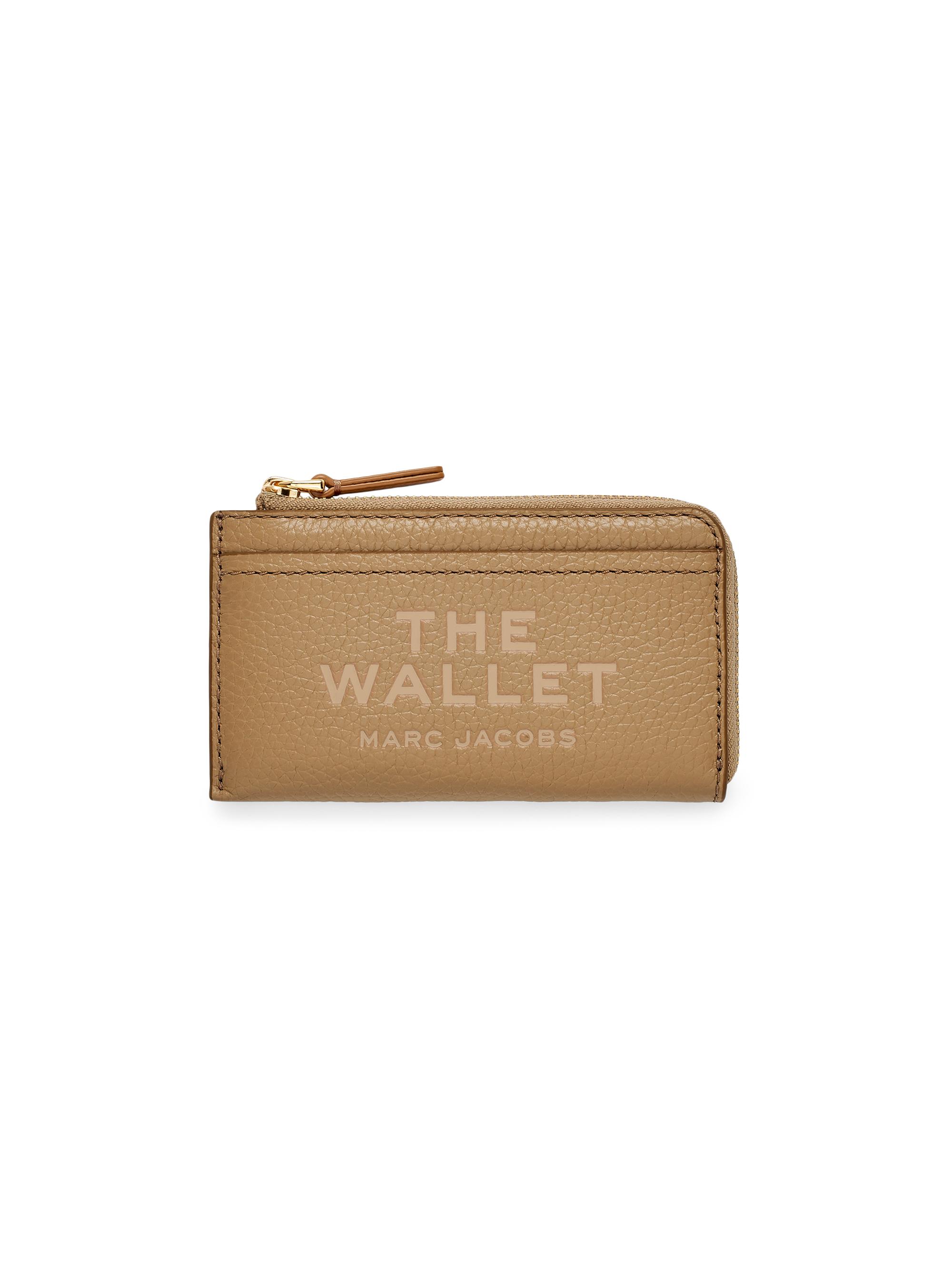 Marc Jacobs Women's The Leather Top-Zip Multi Wallet - Camel