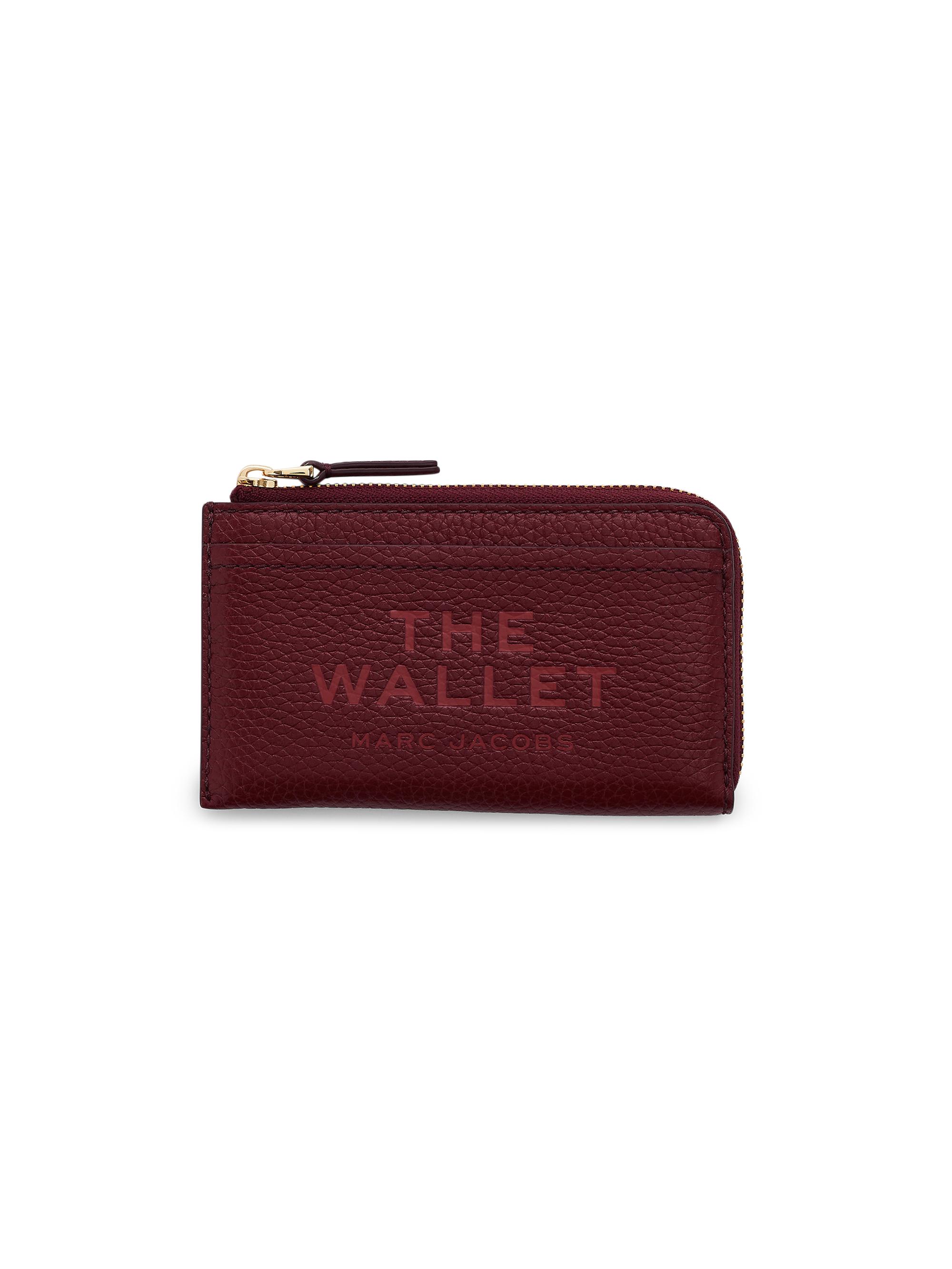 Marc Jacobs Women's The Leather Top-Zip Multi Wallet - Cherry