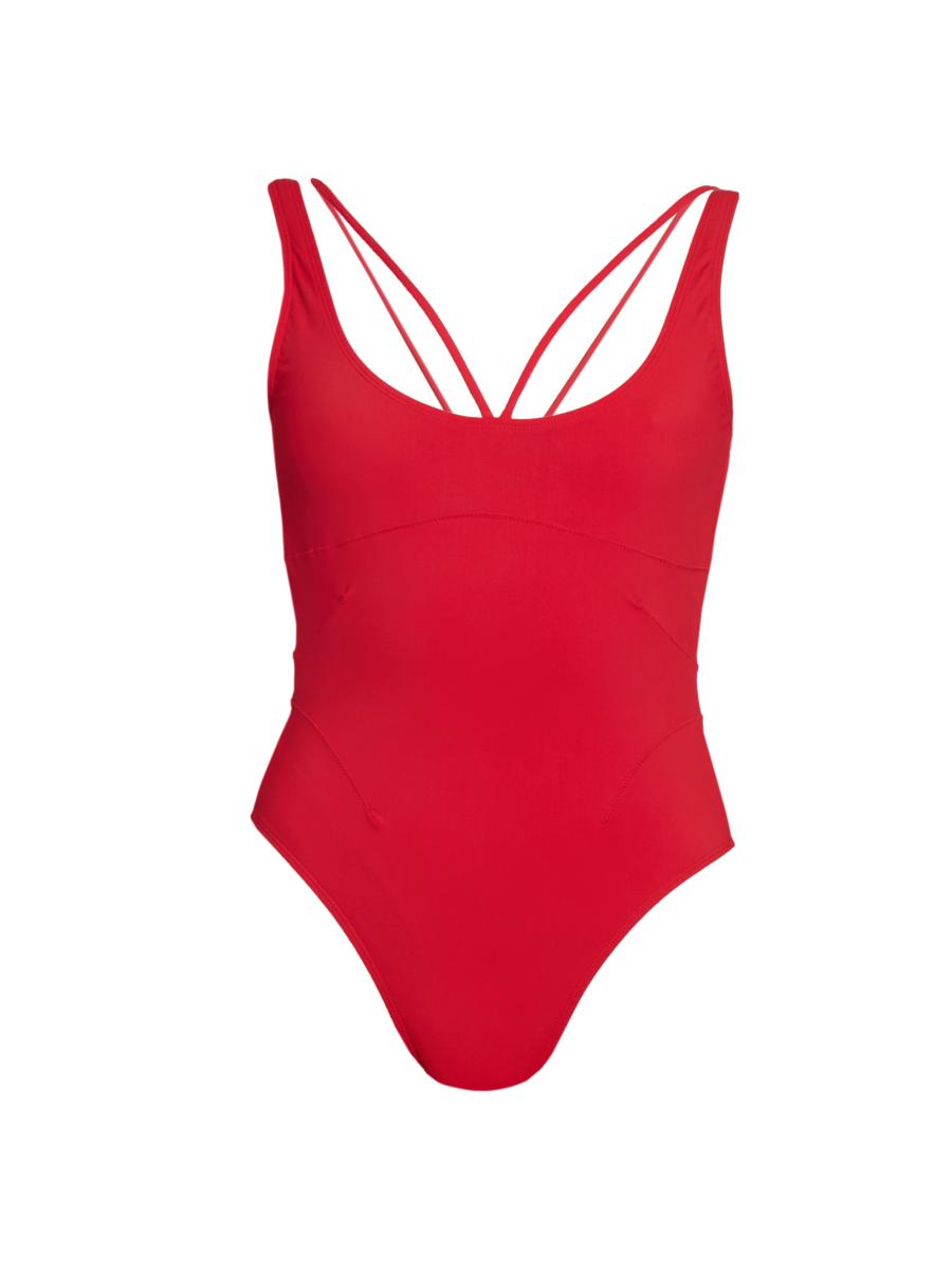 Jacquemus Signature Jersey One-Piece Swimsuit | Saks Fifth