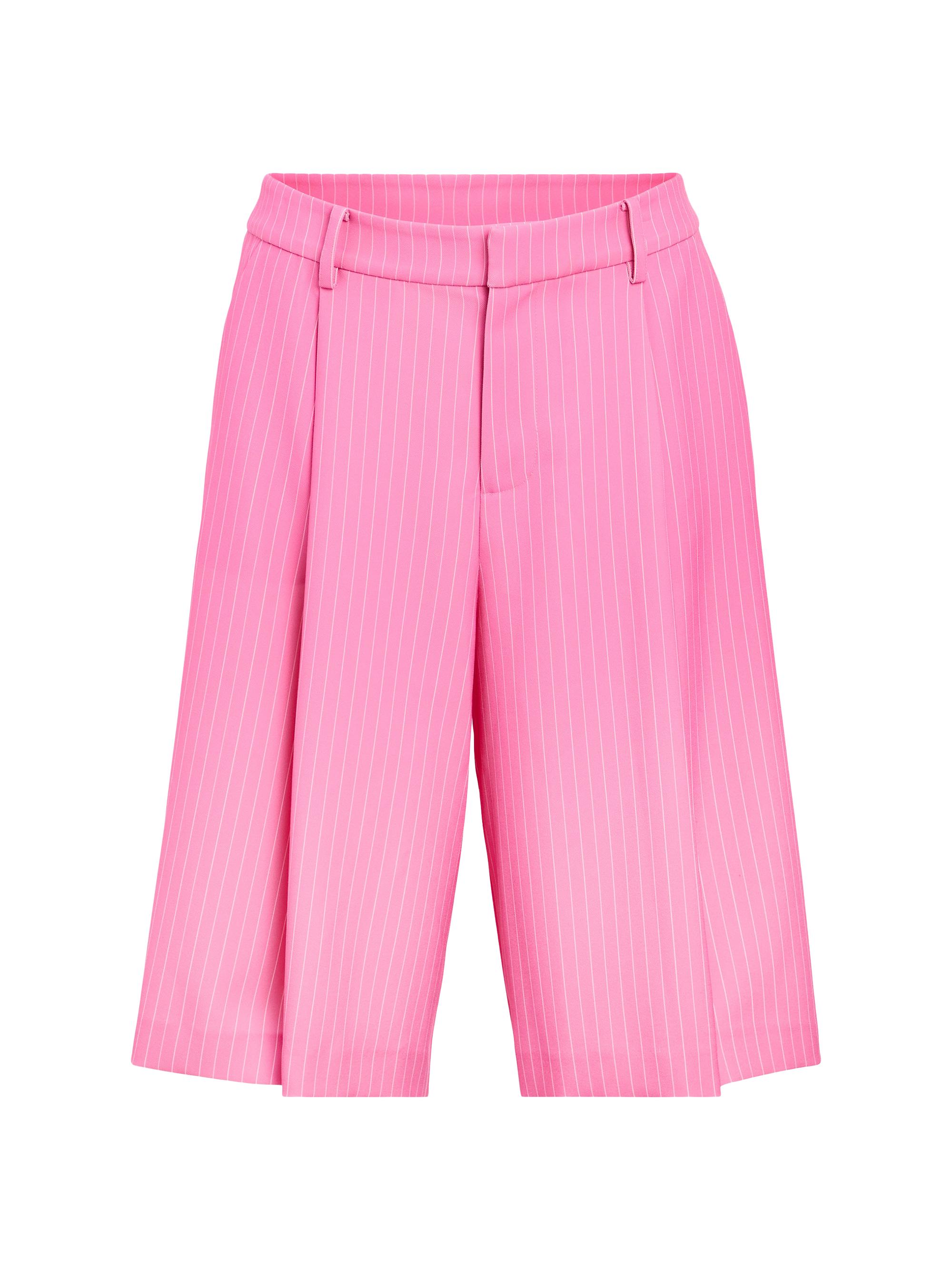 Ser.o.ya Women's Pearl Shorts - Pink Pinstripe