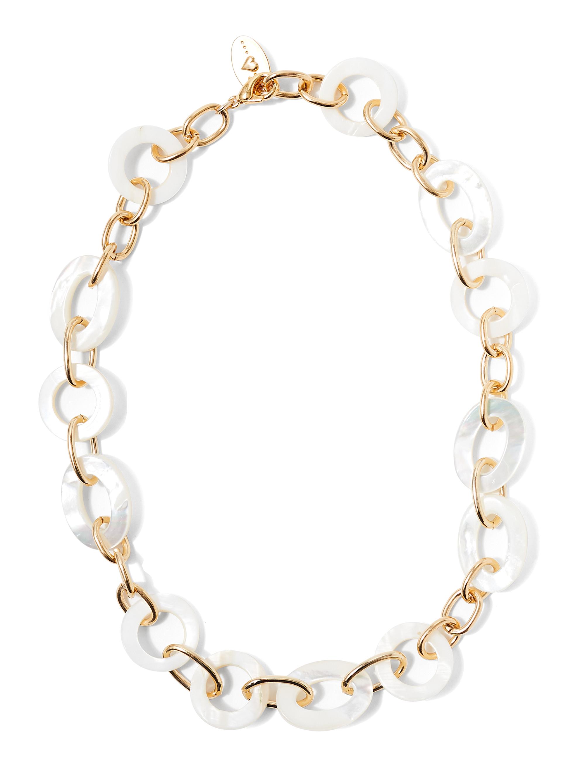 Chan Luu Women's 18K-Gold-Plate, Mother-Of-Pearl & Shell Necklace - White Mother Of Pearl