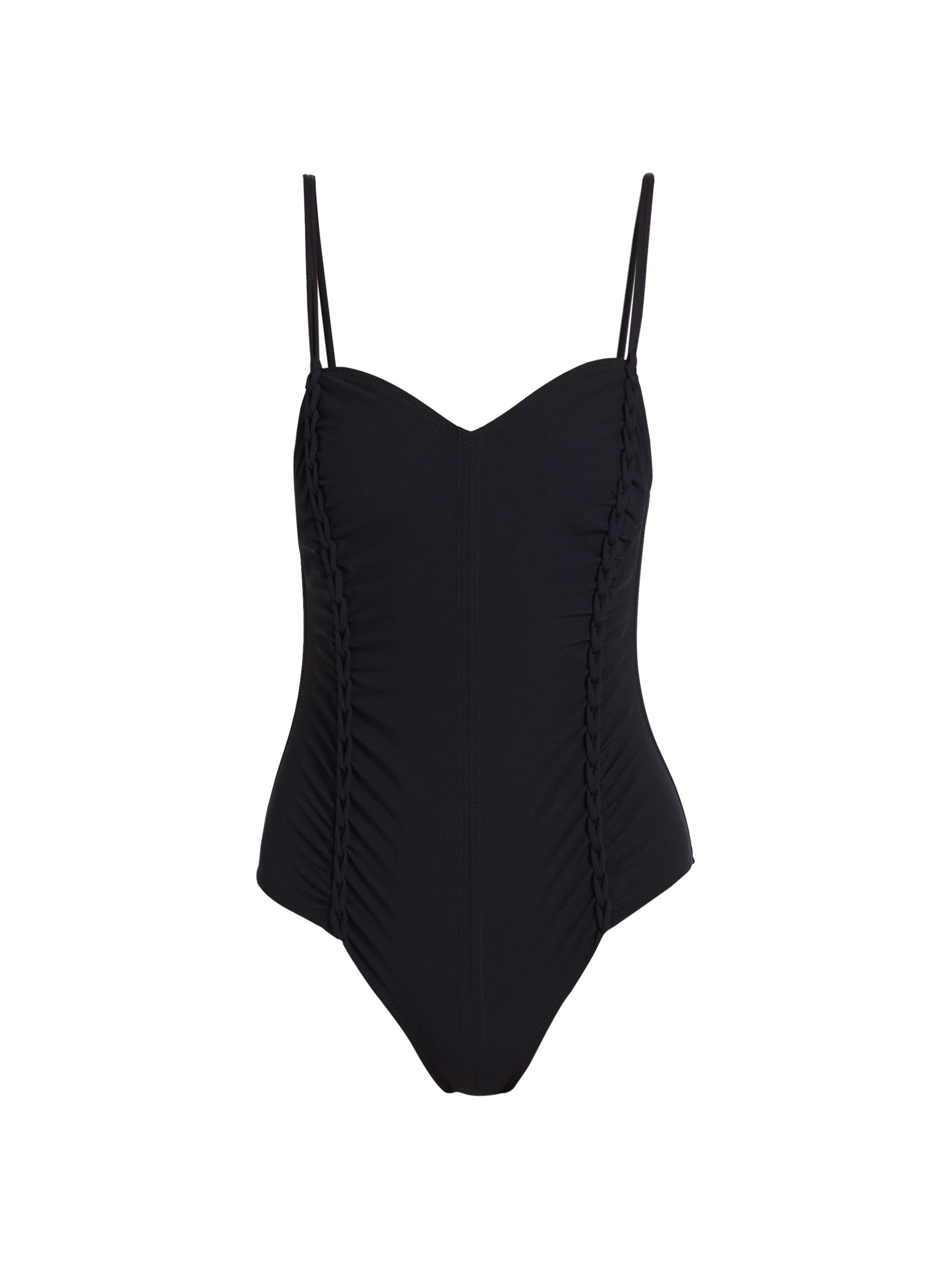 Ulla Johnson Women's Almira Maillot One-Piece Bathing Suit - Noir