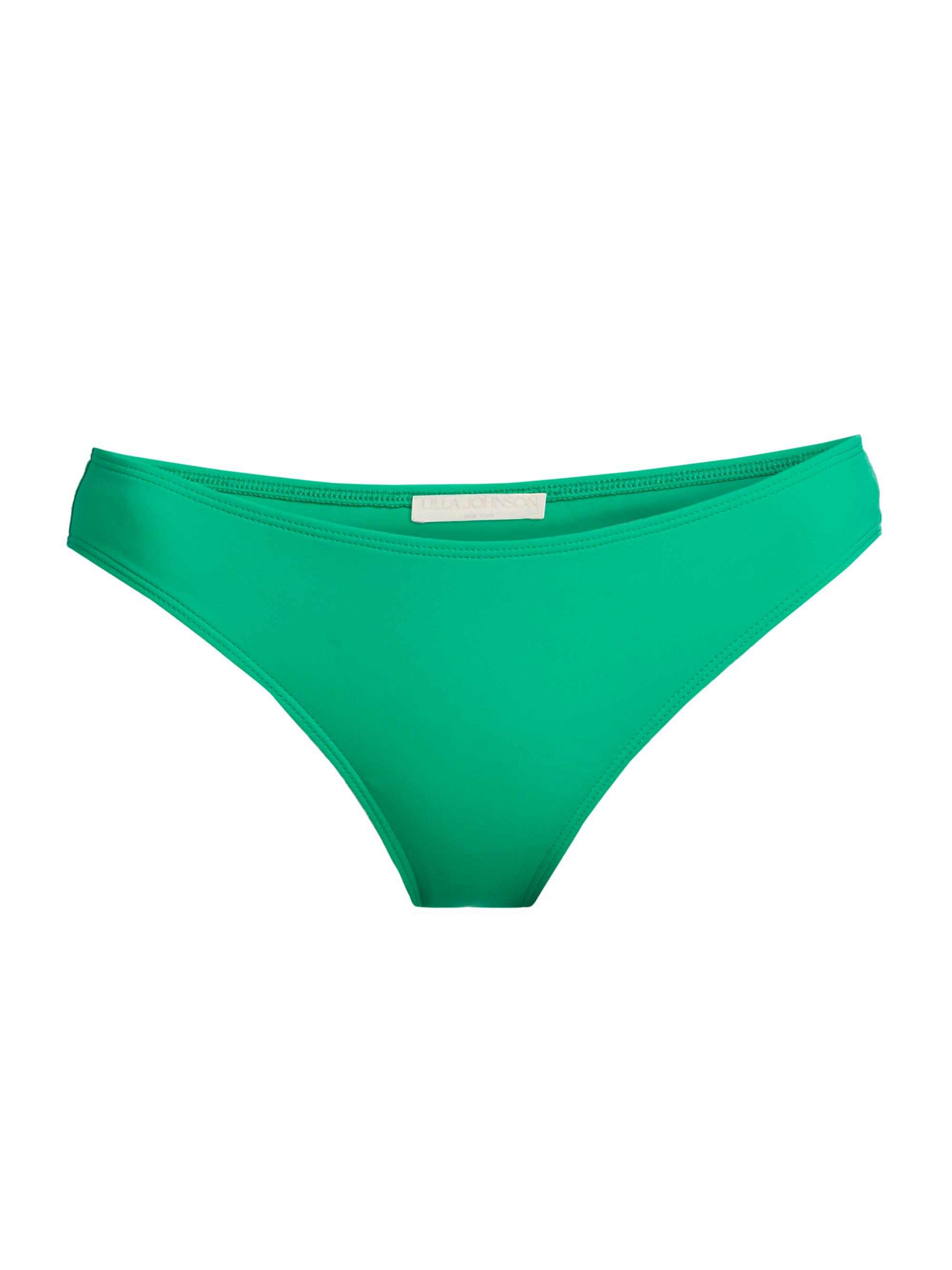 Ulla Johnson Women's Dani Bikini Bottom - Emerald
