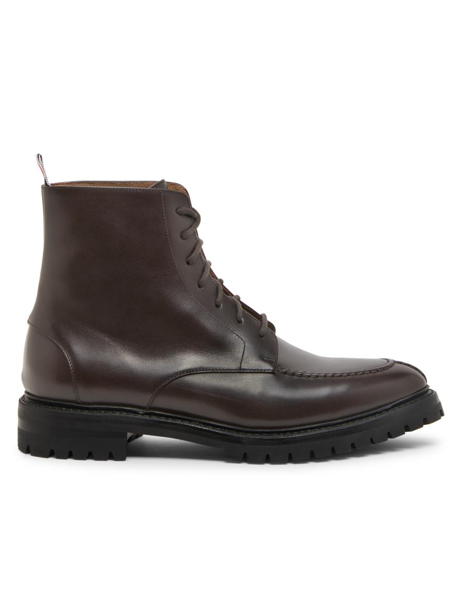 【送料&関税込】Thom Browne Round Toe Slip-on Boots Thom Browne - Rubber ankle boots Thom Browne