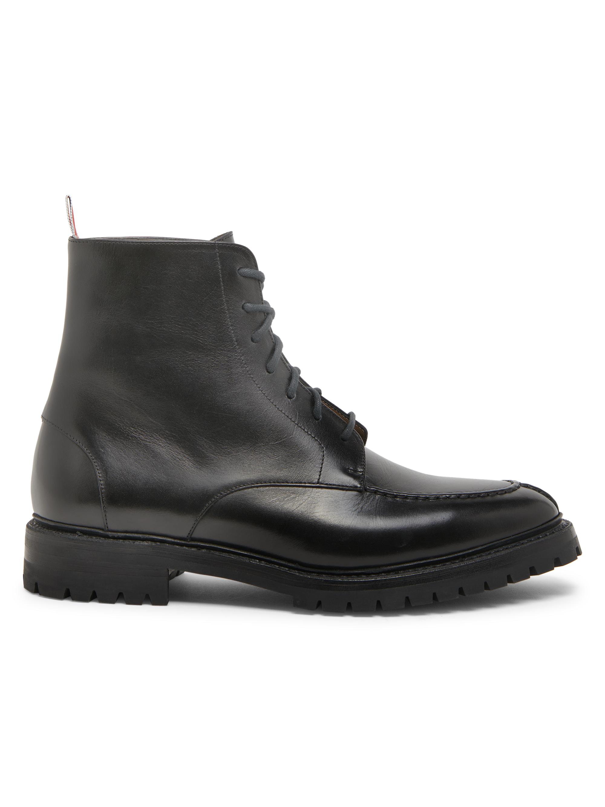 Brunello Cucinelli Grained Leather Side-Zip Boots | Saks Fifth Avenue