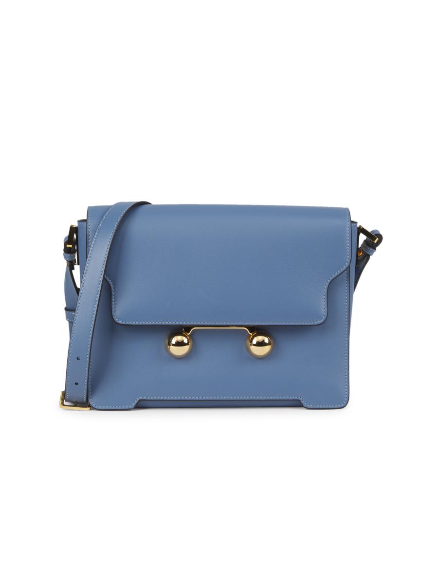 Marni Medium Trunkaroo Leather Shoulder Bag | Saks Fifth Avenue