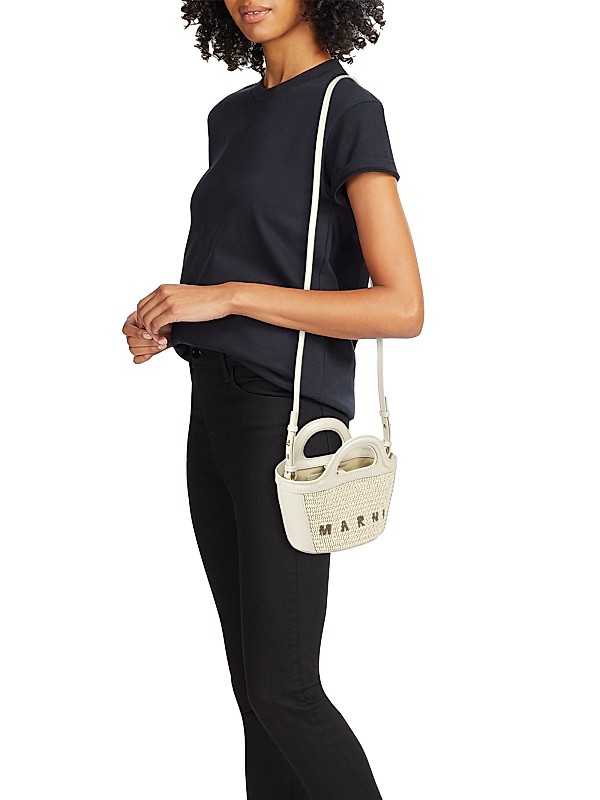 Shop Marni Tropicalia Micro Leather Crossbody Bag | Saks Shop Marni Tropicalia Micro Leather Crossbody Bag | Saks