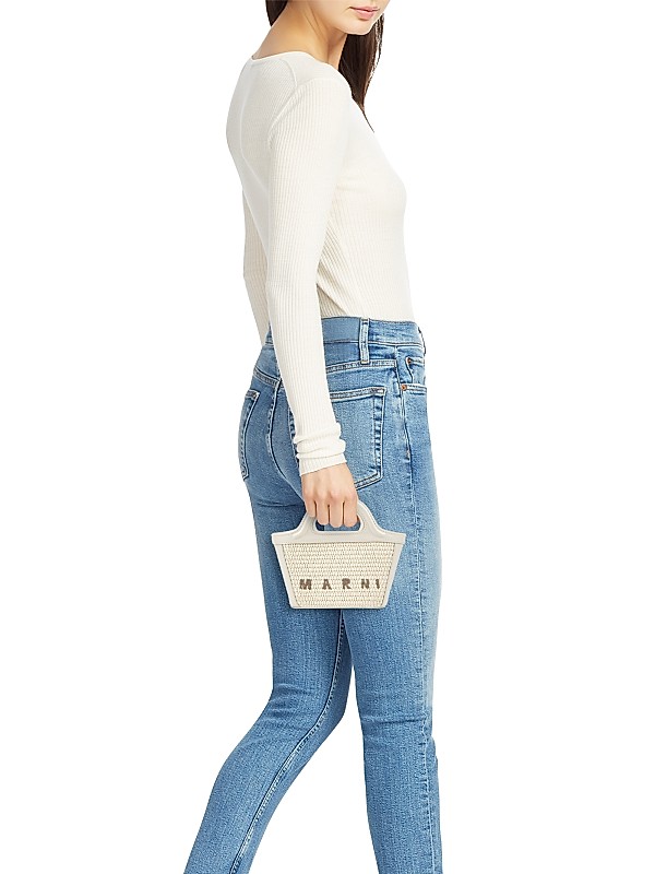 Shop Marni Tropicalia Micro Leather Crossbody Bag | Saks Shop Marni Tropicalia Micro Leather Crossbody Bag | Saks