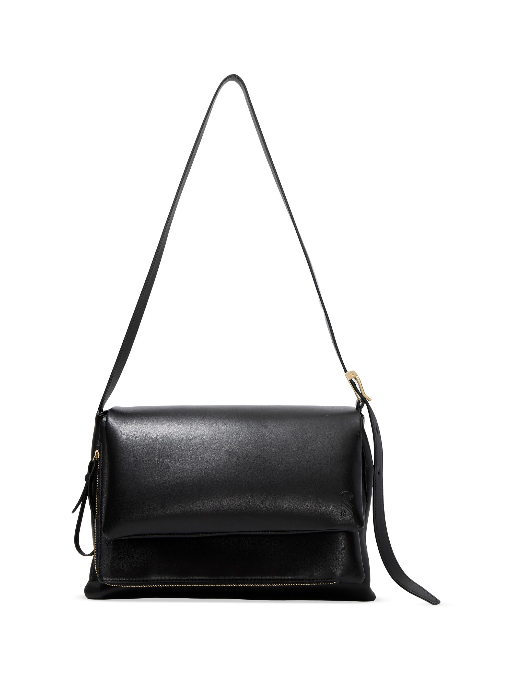 Proenza Schouler Women's City Leather Messenger Bag - Black