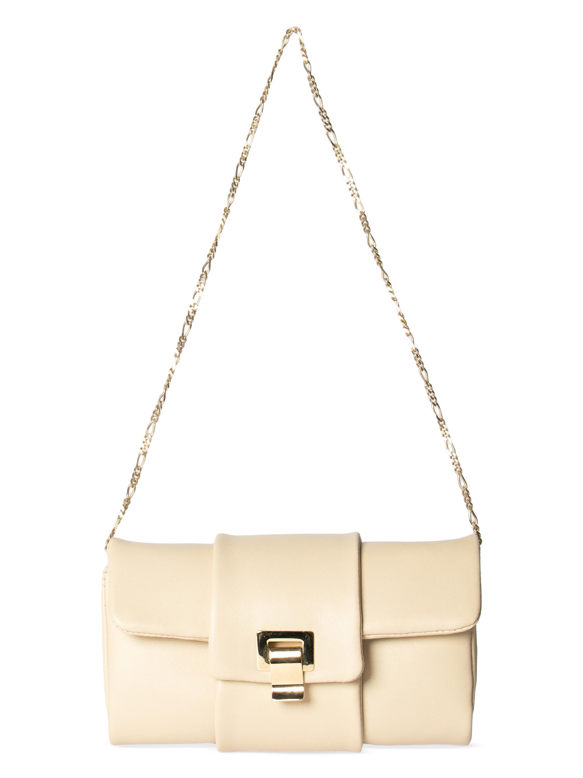 Proenza Schouler Women's Flip Shoulder Leather Chain Shoulder Bag - Taupe