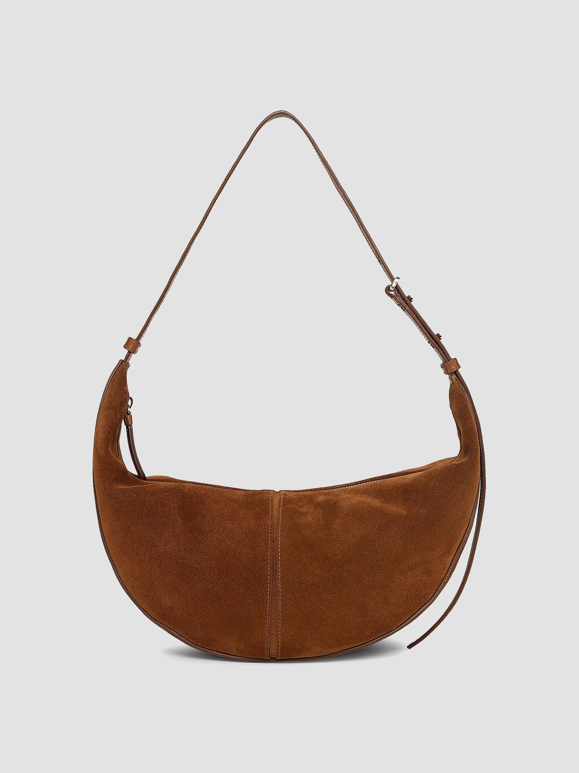 Proenza Schouler Women's Slide Suede Bag - Saddle