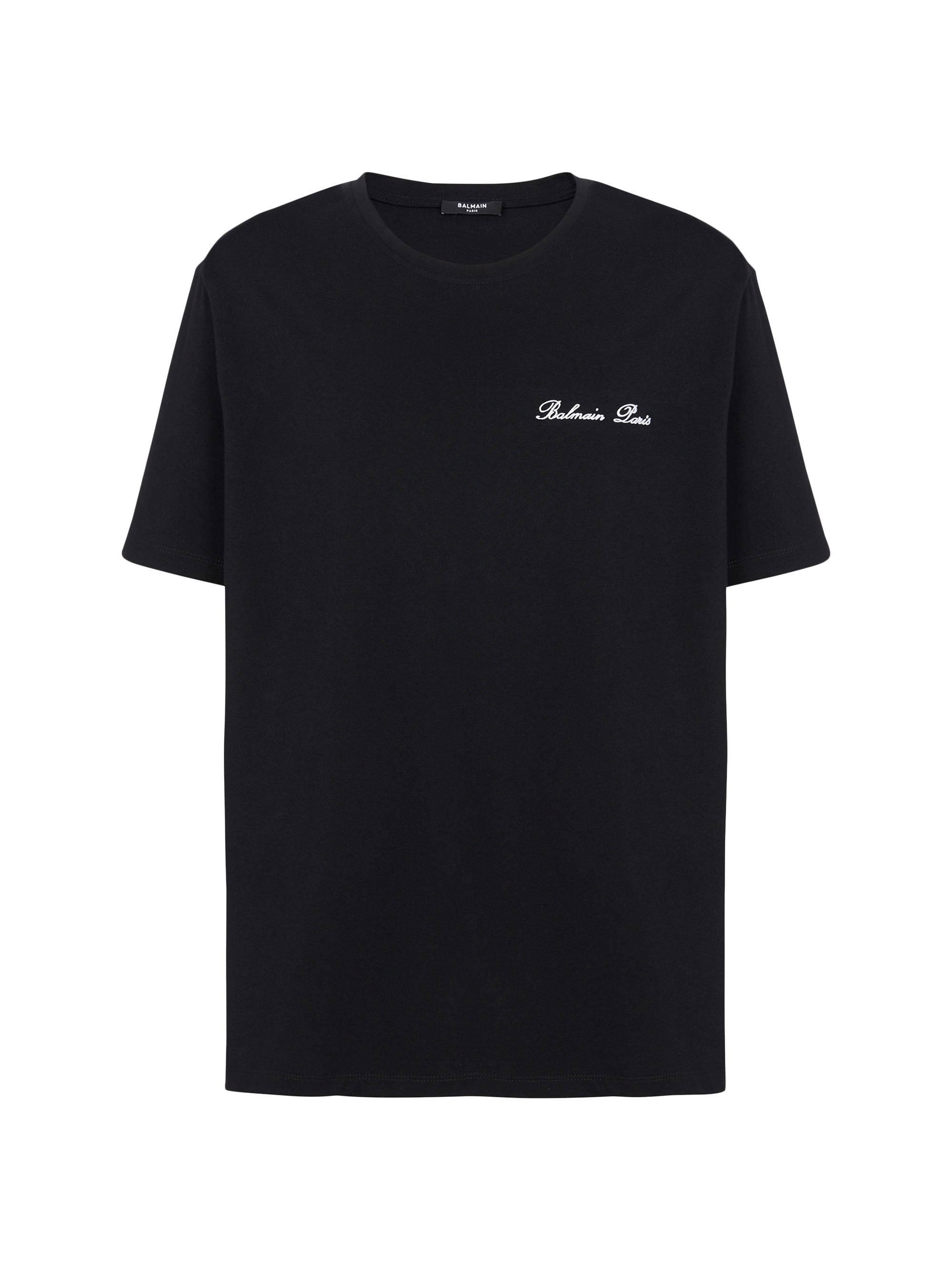 Balmain Main Lab Holographic Crewneck T-Shirt | Saks Fifth