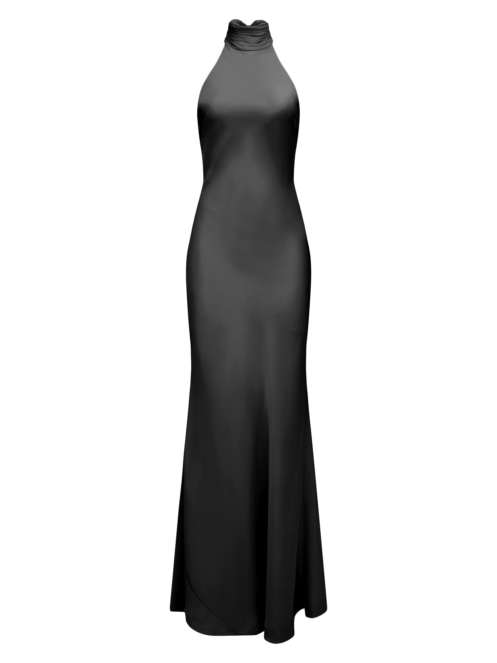 Halston Women's Speranza Satin Gown - Black