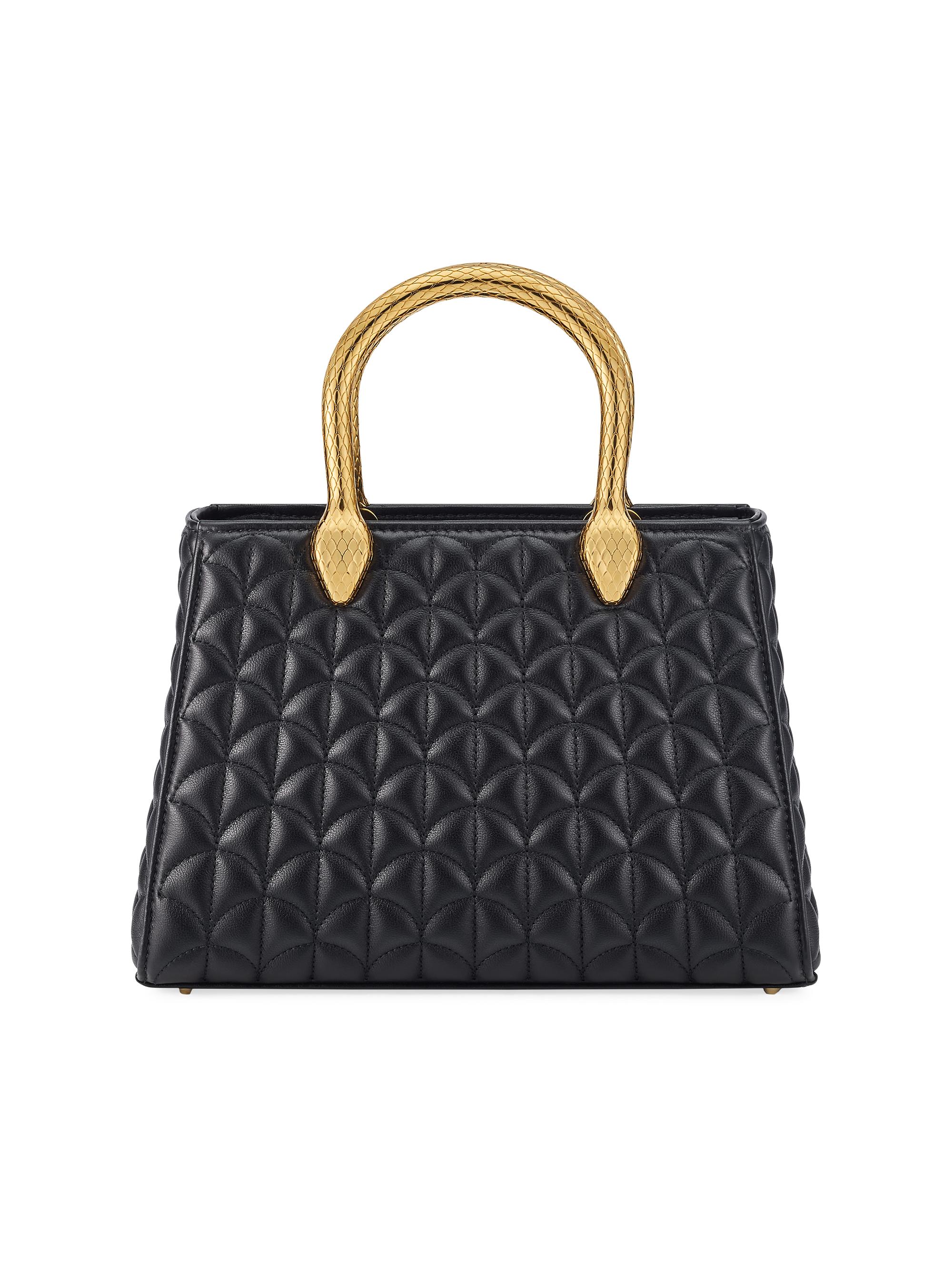 BVLGARI Serpenti Caracalla Matelassé Satchel | Saks Fifth Avenue