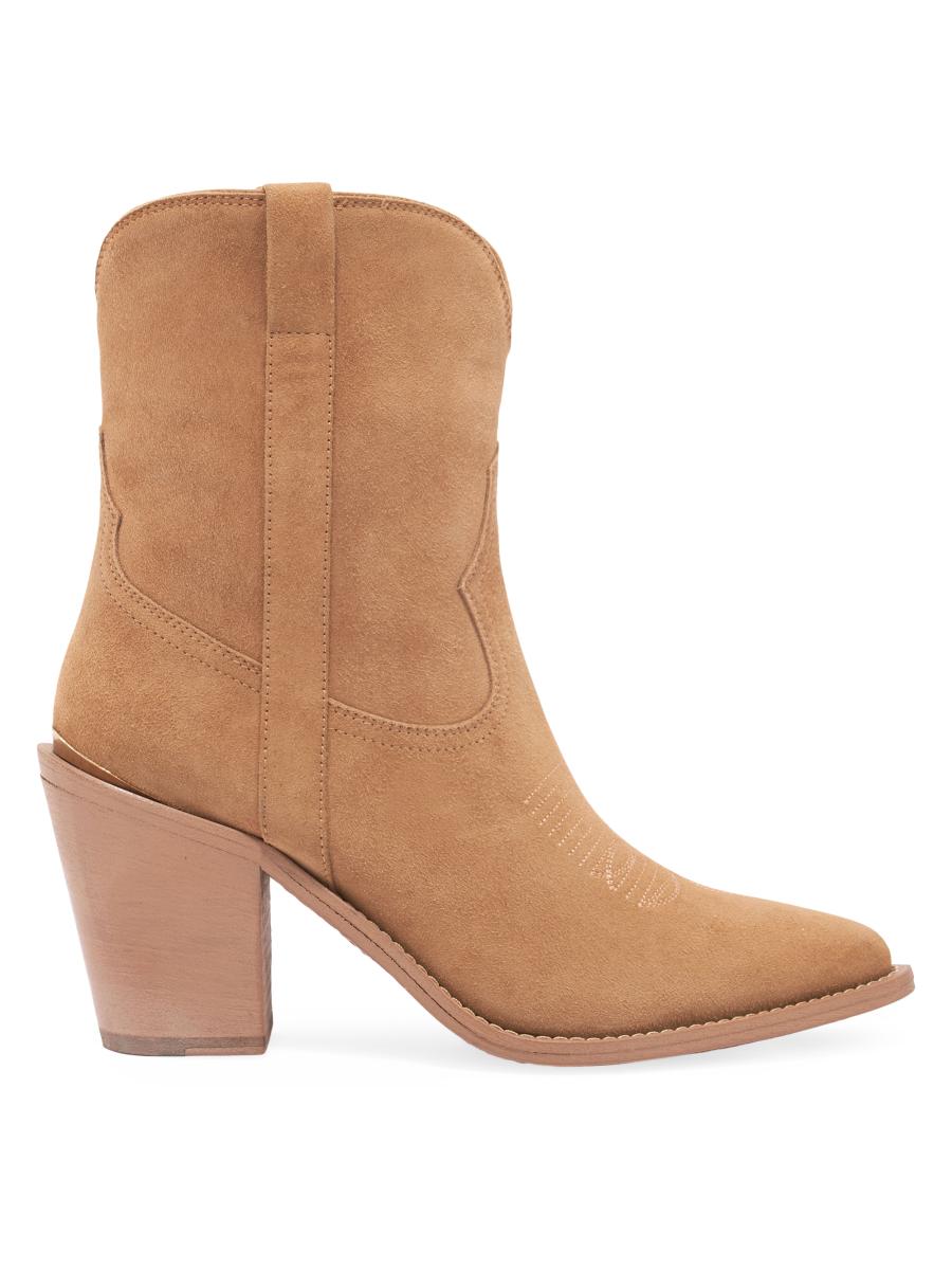 Partlow Women's Leigh Anne 90mm Suede Ankle Booties