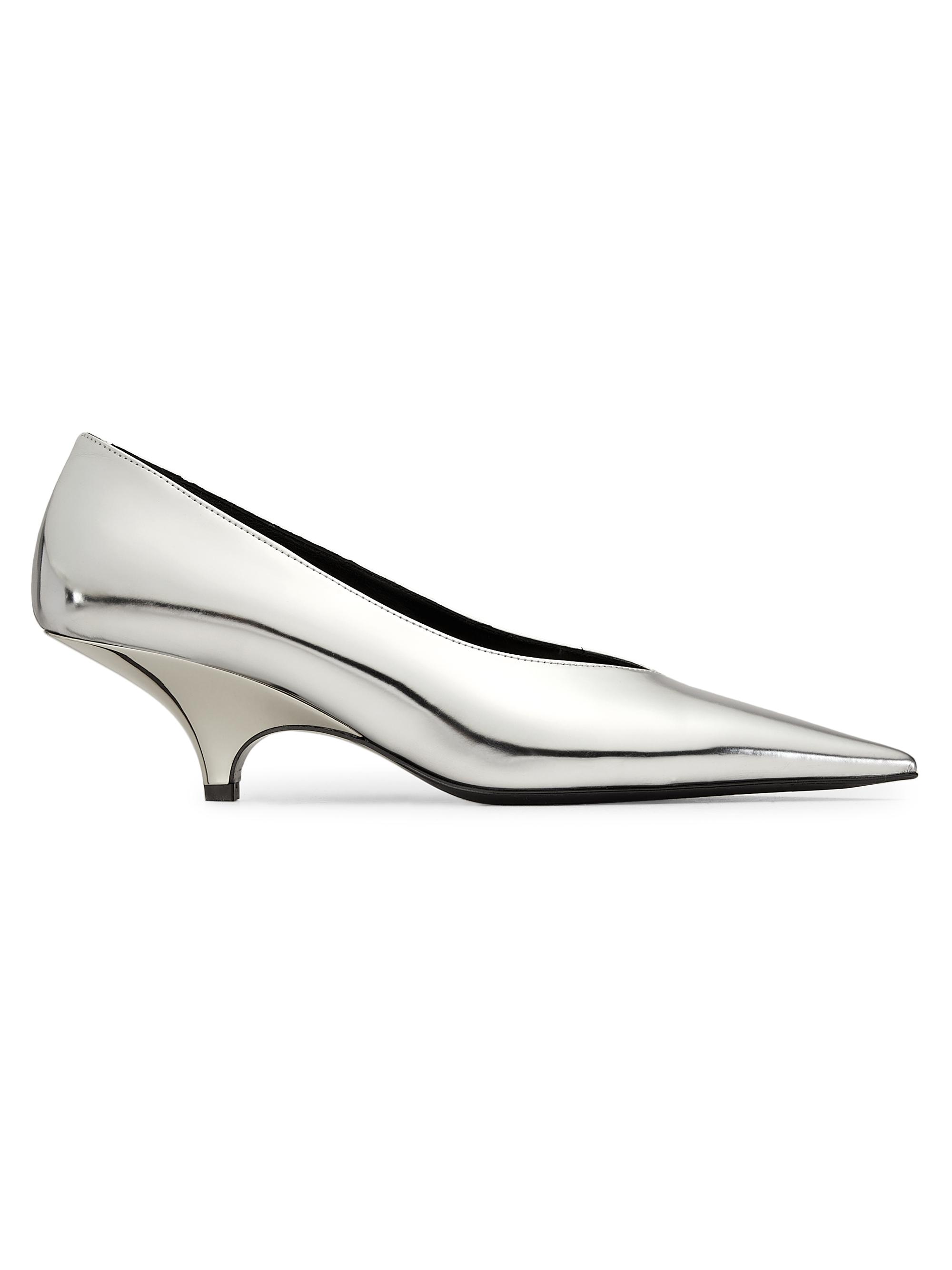 Toteme Women's 52MM Mirrored Pumps - Mirror Silver