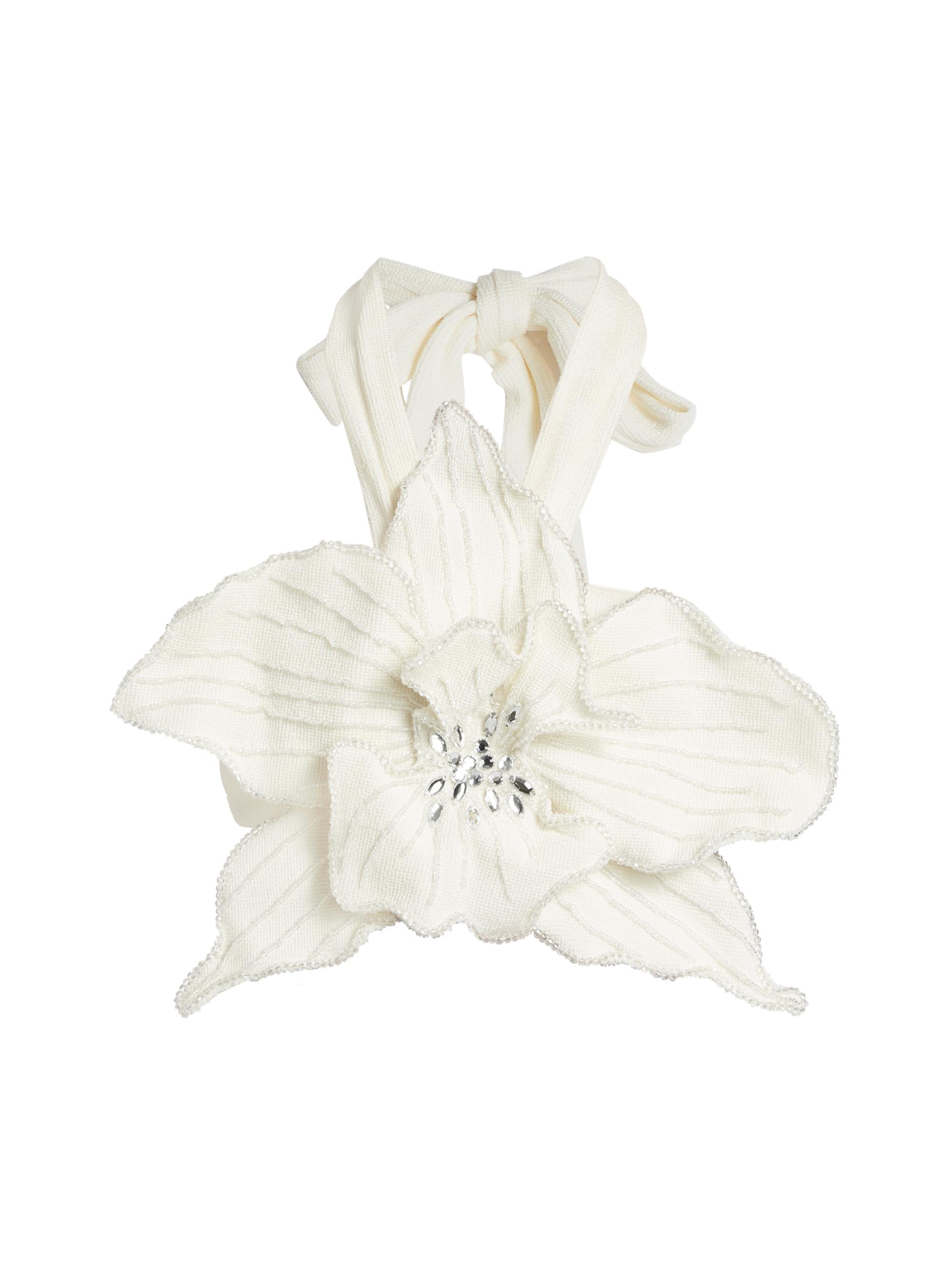 PatBO Women's Orchid Flower Top -