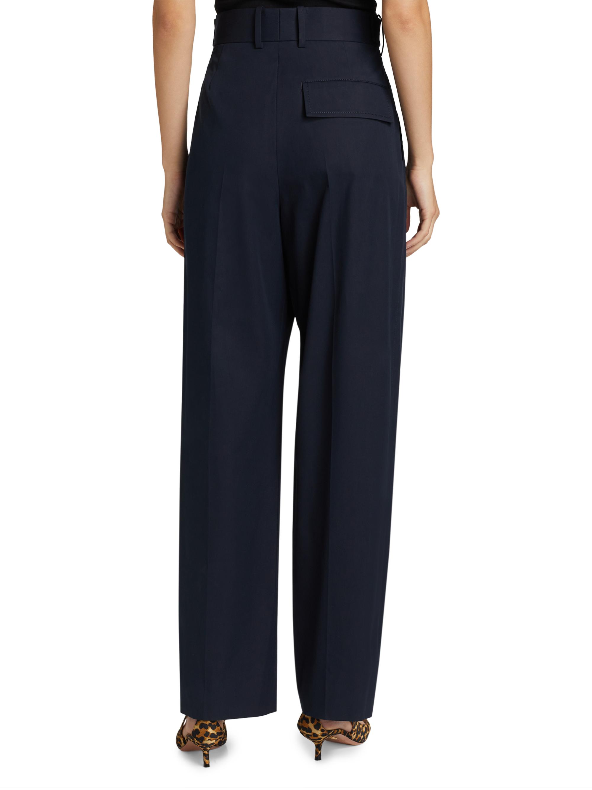 パンツ BOTTEGA VENETA cotton twill trousers 0400021106997_MIDNIGHTBLUE?wid