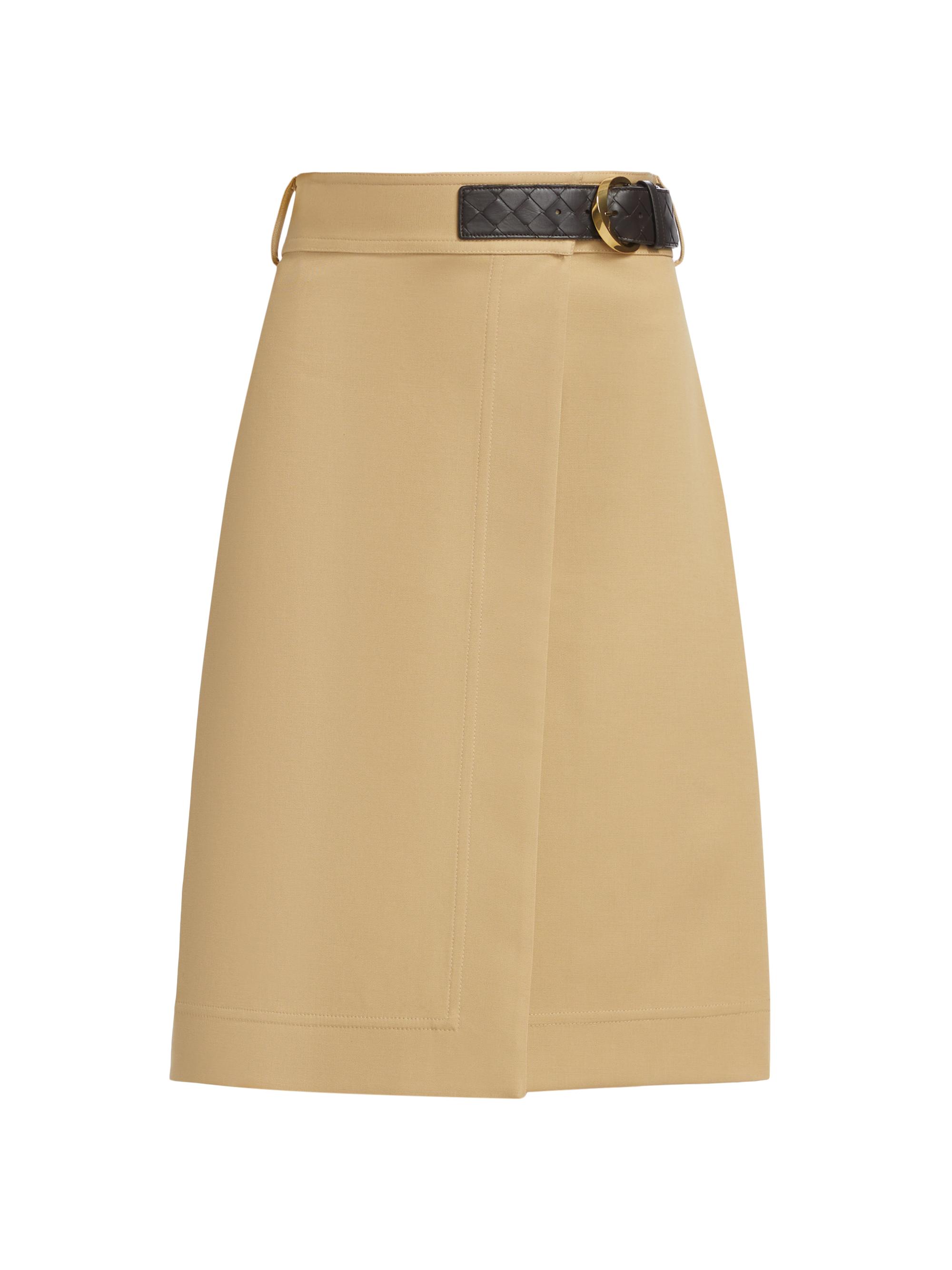 Bottega Veneta Double Cotton Canvas Skirt | Saks Fifth Avenue
