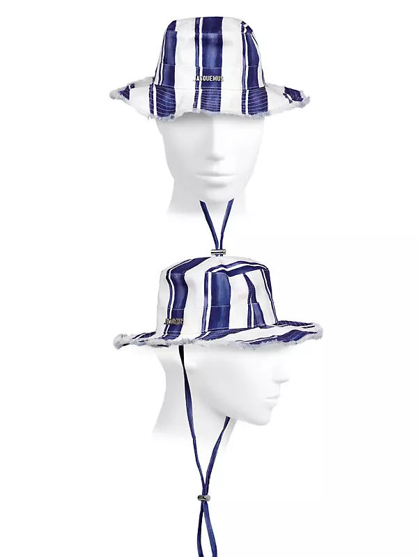 Shop Jacquemus Striped Cotton Bucket Hat | Saks Fifth Avenue
